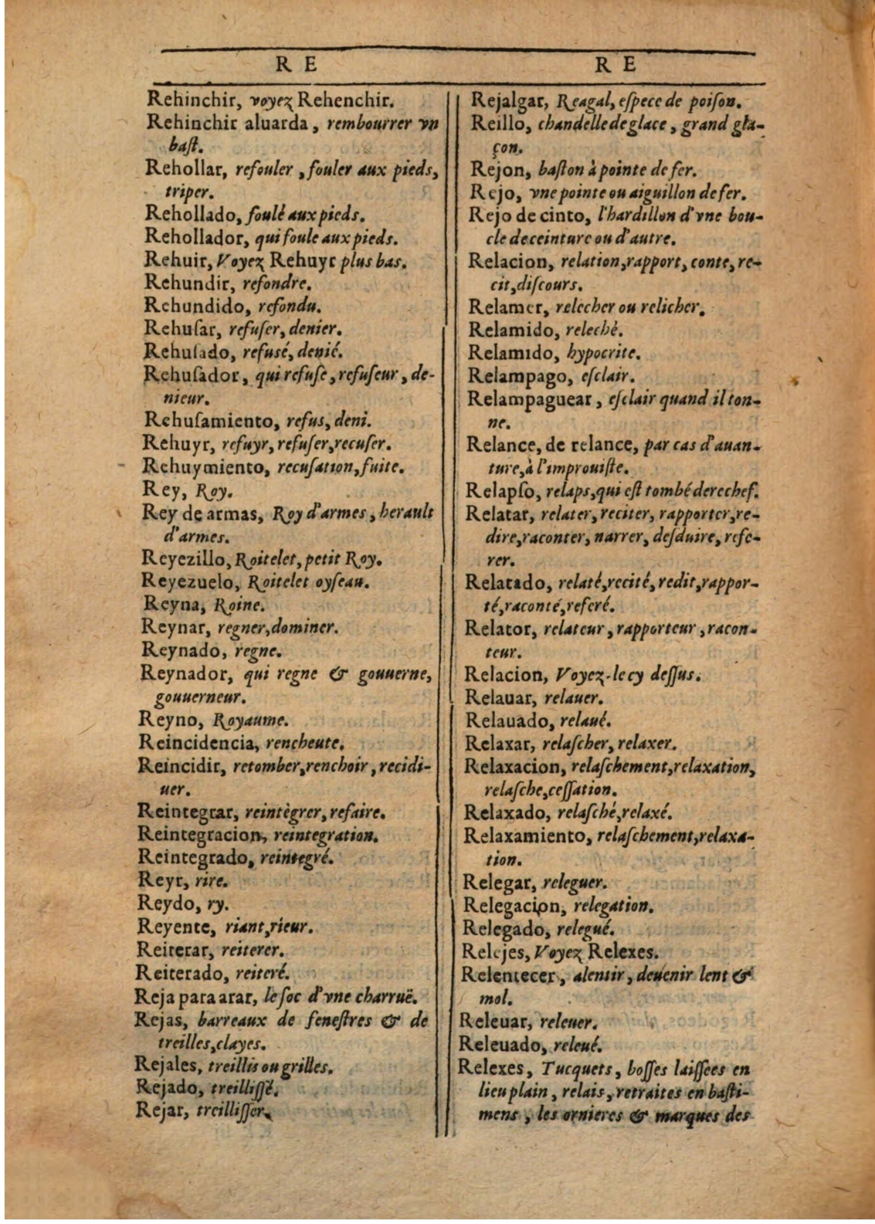 1607 - Marc Orry - Trésor des deux langues espagnole et française (Première partie) - BSB Munich 1607 - Marc Orry - Trésor des deux langues espagnole et française (Première partie) - BSB Munich