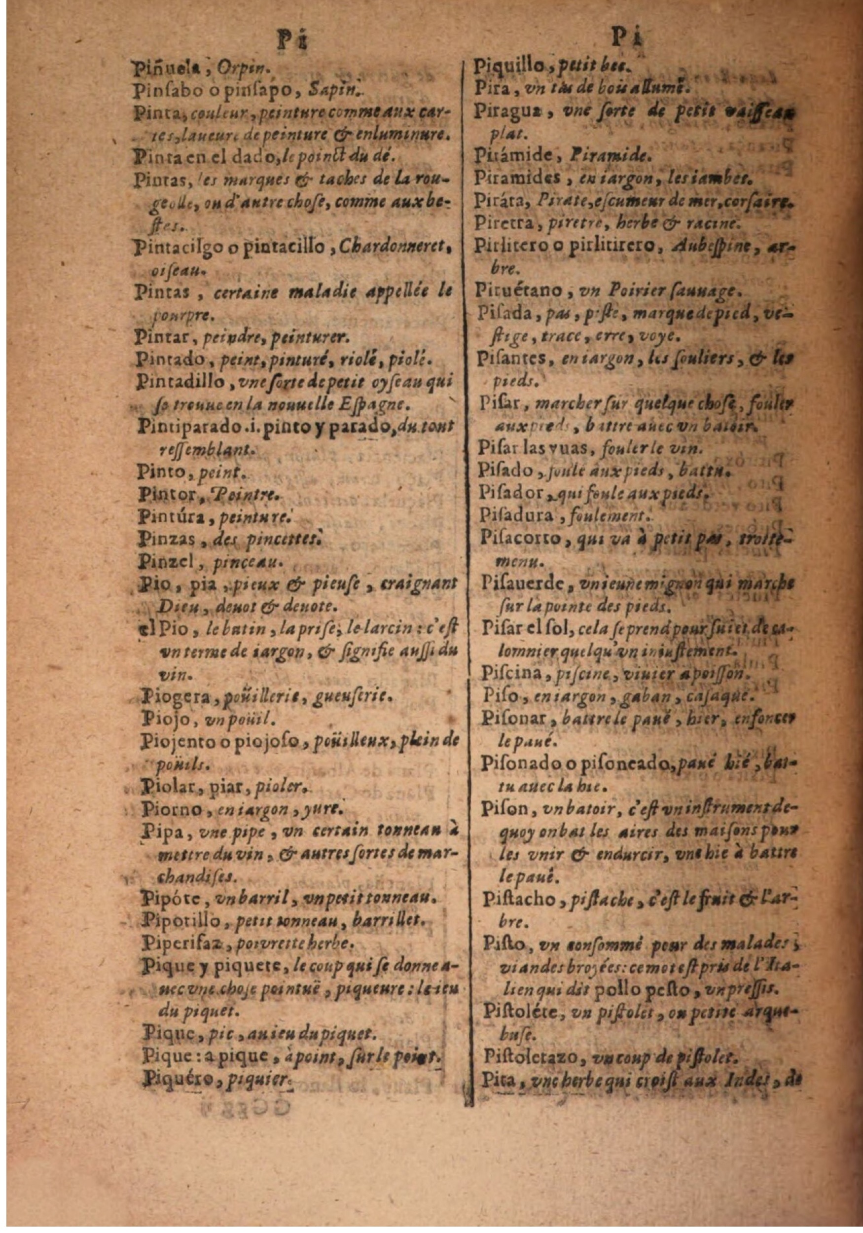 1645 - A. de Sommaville et A. Courbé - Trésor des deux langues espagnole et française - BSB Munich 1645 - A. de Sommaville et A. Courbé - Trésor des deux langues espagnole et française - BSB Munich