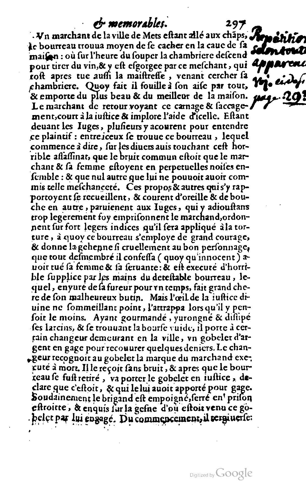 1620 - Samuel Crespin - Trésor d’histoires admirables et mémorables - BCU Lausanne