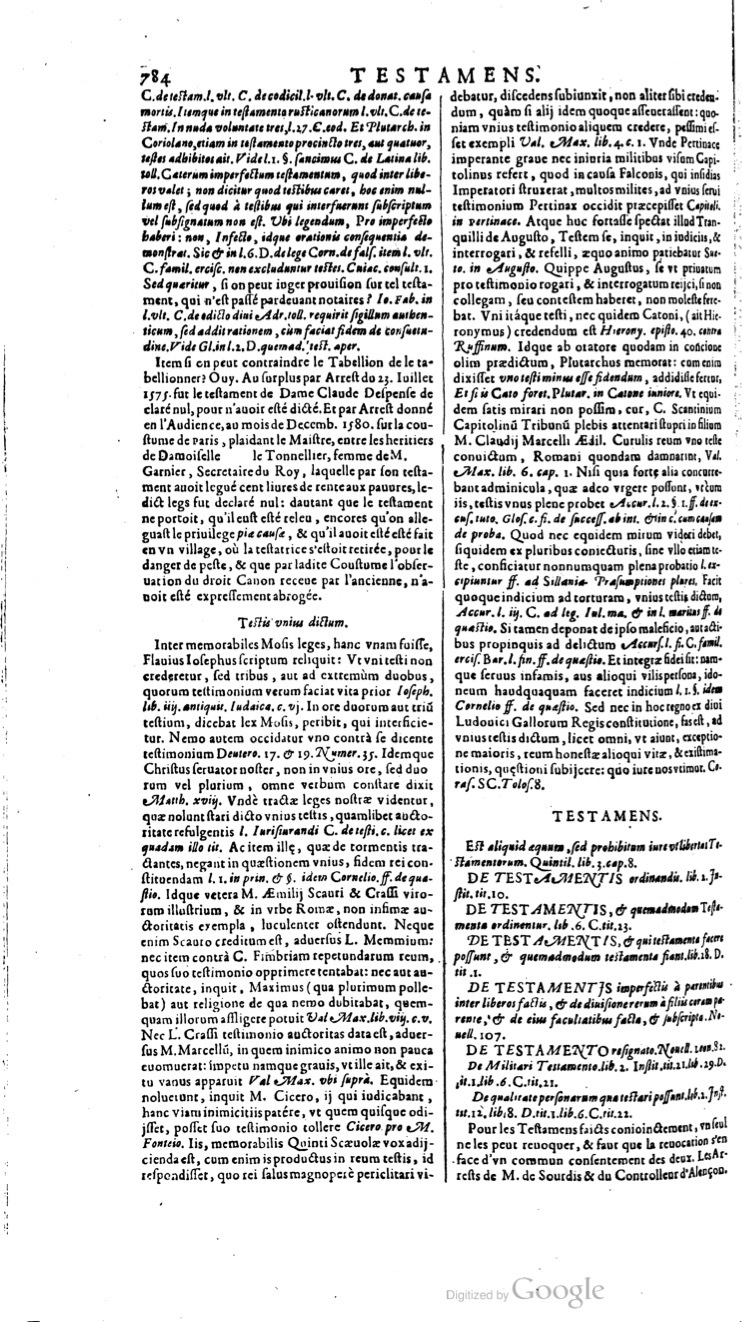 1629 - Veuve Nicolas Buon - Trésor du droit français (21754 T. 3) - BM Lyon