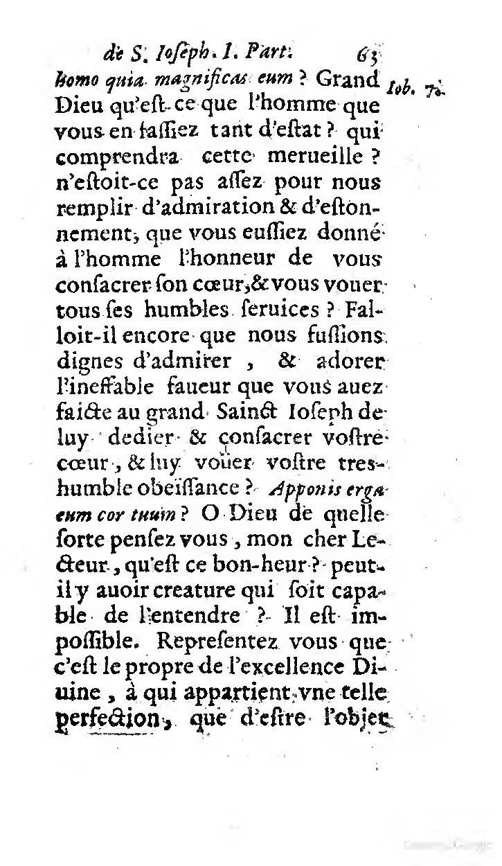 1646 - Jean Piot - Trésor inestimable de Saint-Joseph - BNC Rome