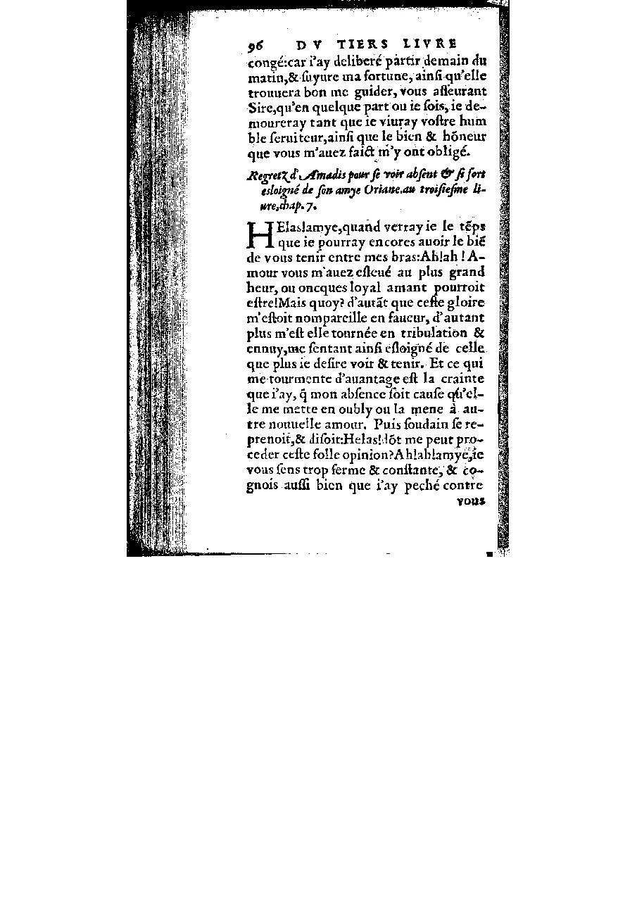 1572 - Veuve Gabriel Cotier - Trésor des Amadis - BM Lyon