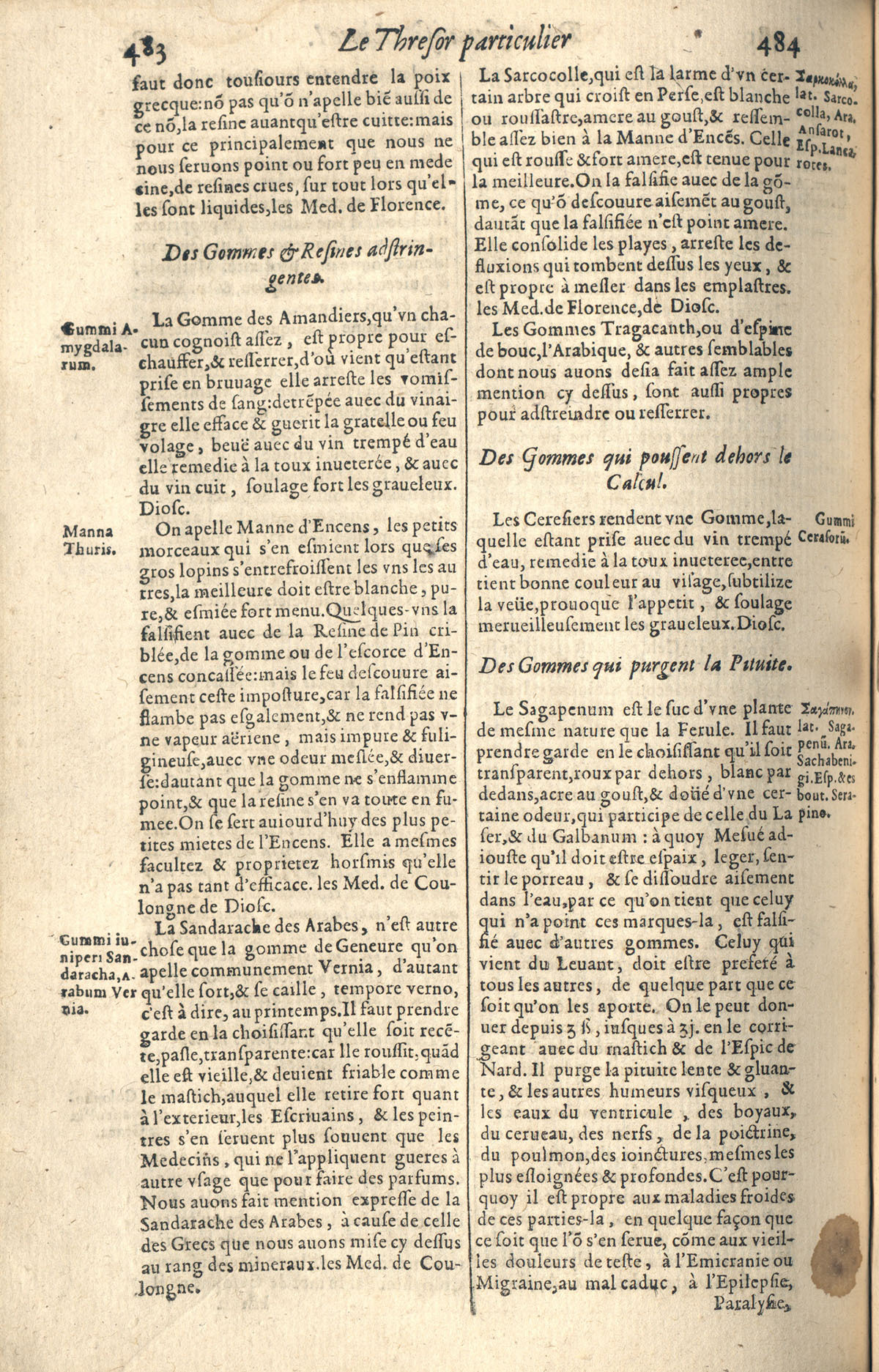 1610 - Étienne Gamonet - Grand Trésor ou dispensaire - CESR Tours
