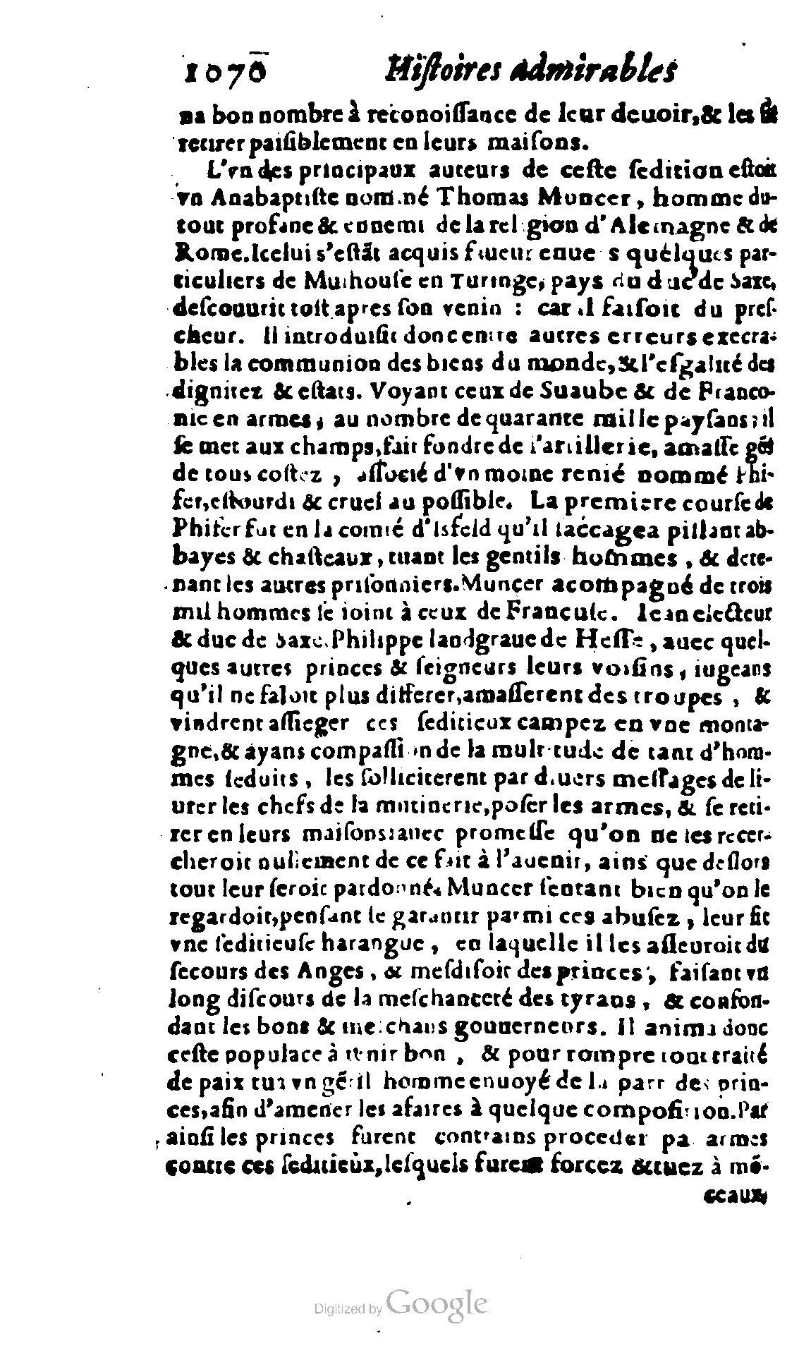 1620 - Samuel Crespin - Trésor d’histoires admirables et mémorables - BCU Lausanne