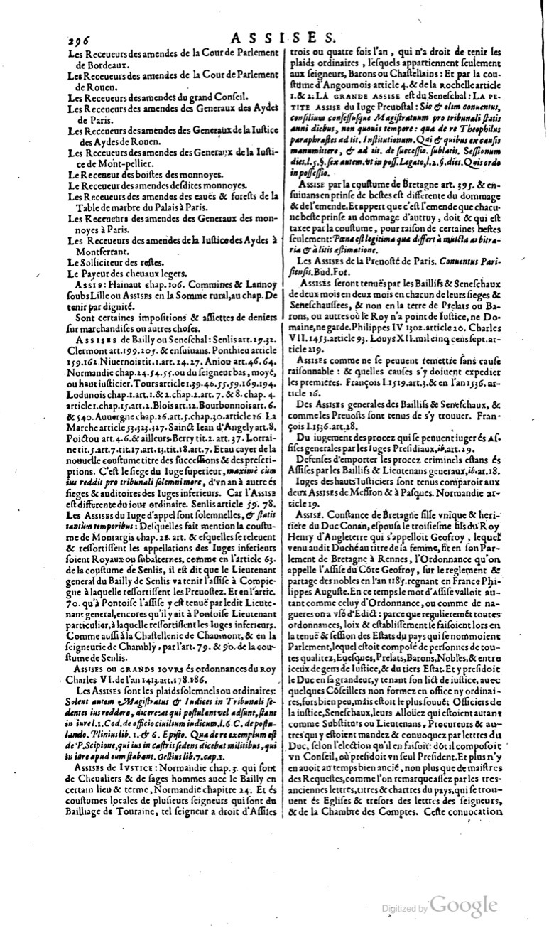 1629 - Veuve Nicolas Buon - Trésor du droit français (29620 T. 1) - BM Lyon