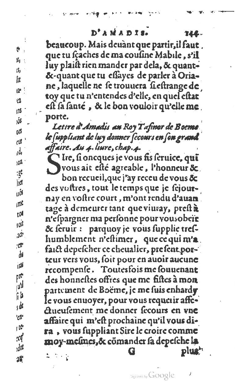 1572 - Jan van Waesberghe - Trésor des Amadis - BNC Rome 1572 - Jan van Waesberghe - Trésor des Amadis - BNC Rome