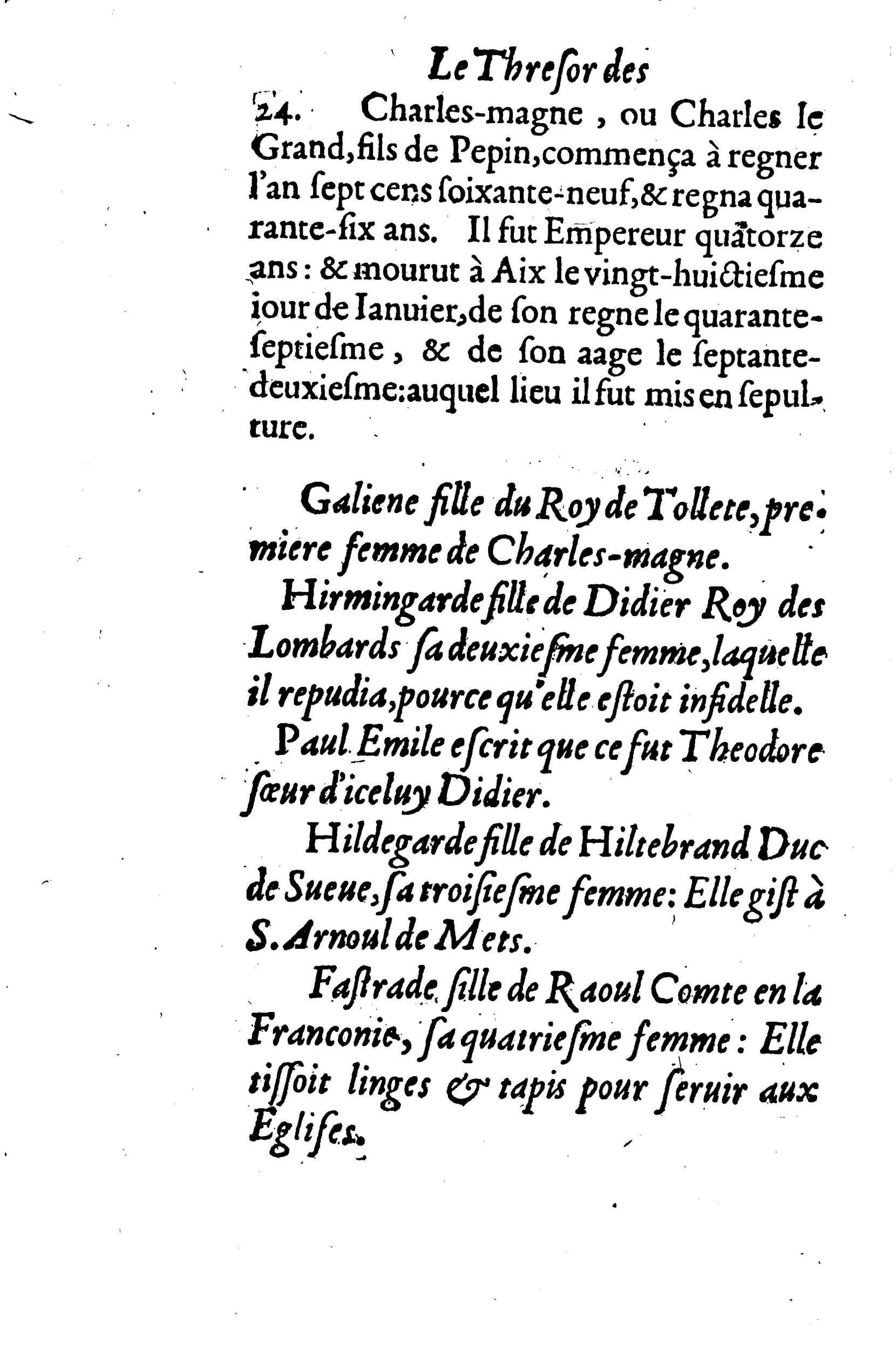 1633 - Jean Corrozet - Trésor des histoires de France - BM Lyon 1633 - Jean Corrozet - Trésor des histoires de France - BM Lyon