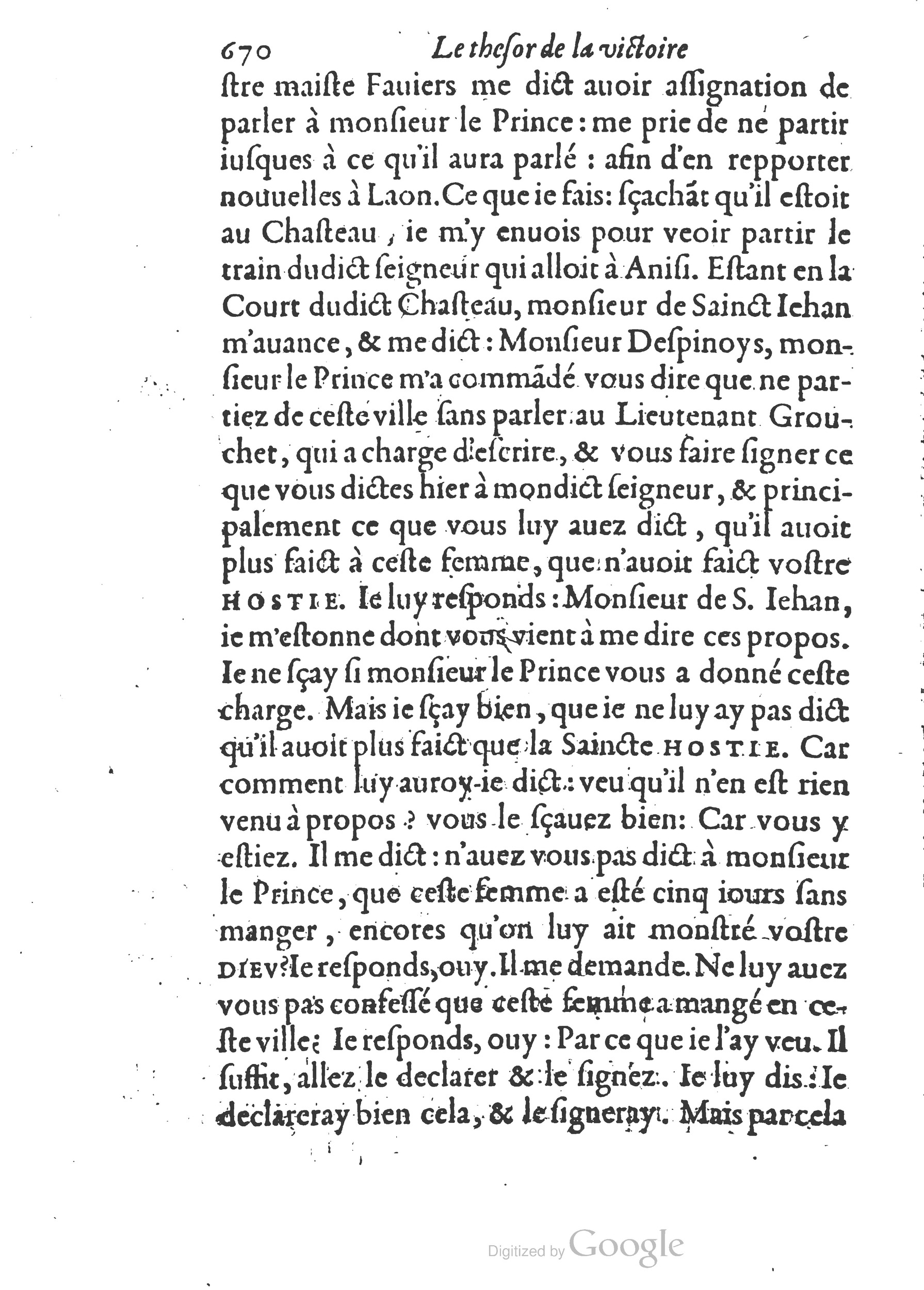 1578 - Nicolas Chesneau - Trésor et entière histoire de la triomphante victoire du corps de Dieu sur l’esprit malin - British Library 1578 - Nicolas Chesneau - Trésor et entière histoire de la triomphante victoire du corps de Dieu sur l’esprit malin - British Library