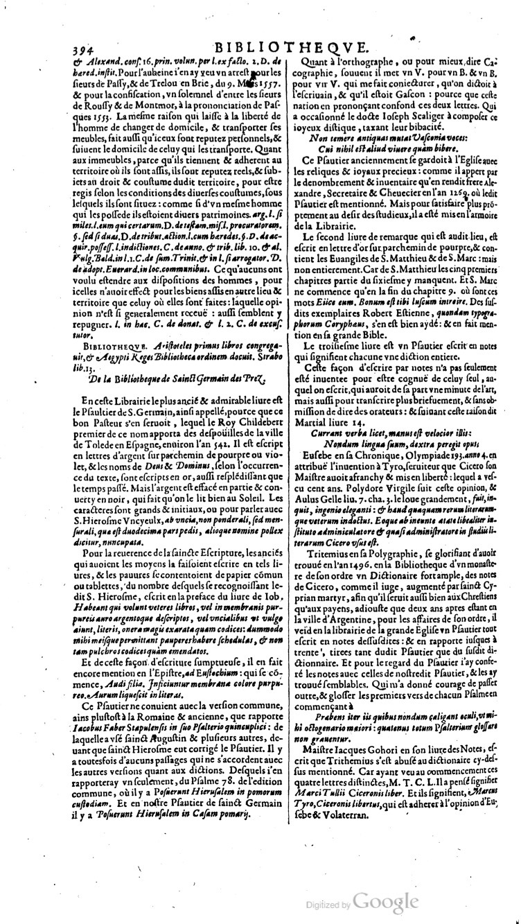 1629 - Veuve Nicolas Buon - Trésor du droit français (29620 T. 1) - BM Lyon