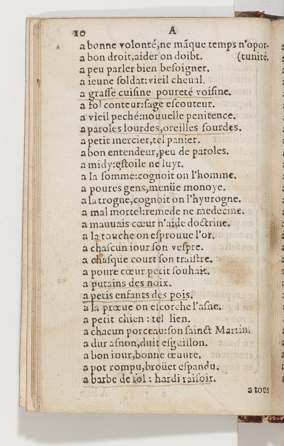 1577 - Jean d’Ogerolles - Trésor de sentences dorées - BnF Arsenal