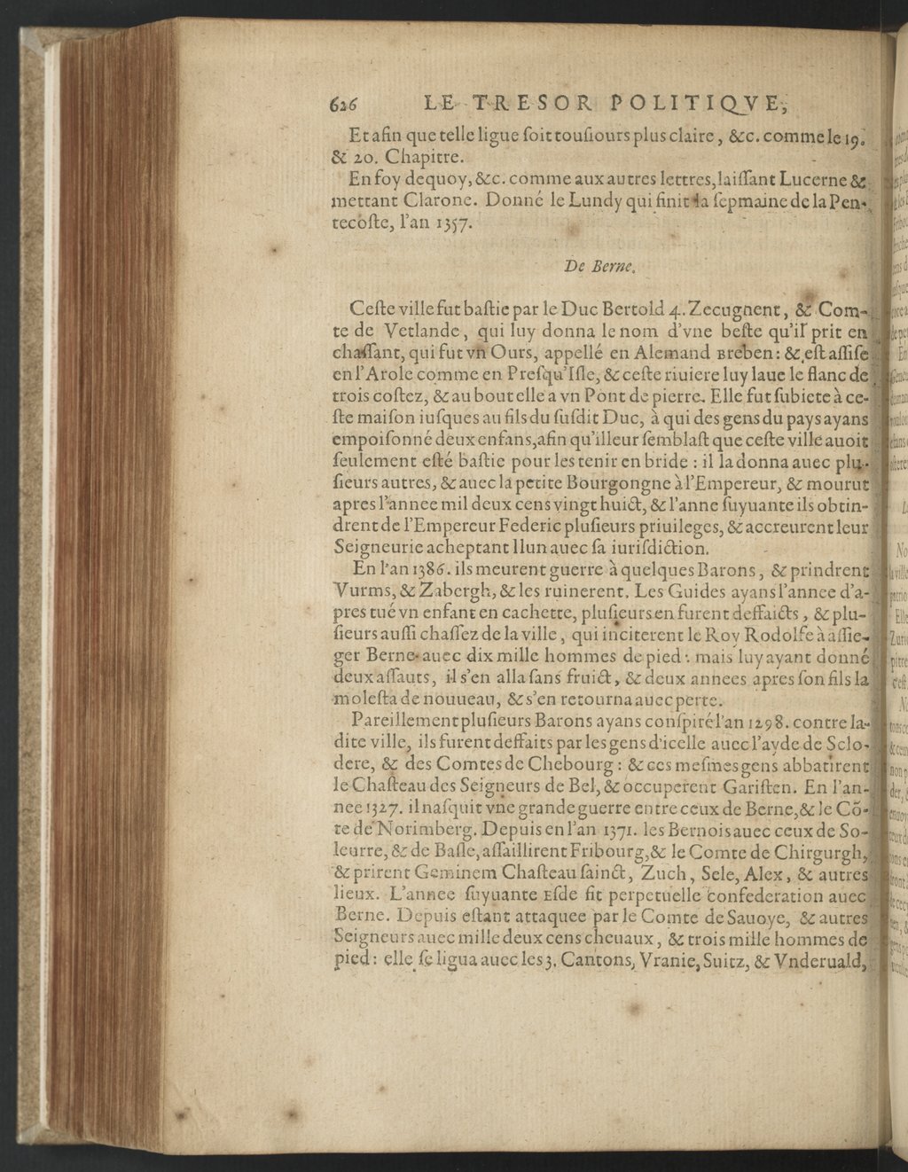 1608 - Nicolas Du Fossé - Trésor politique - BnF Tolbiac