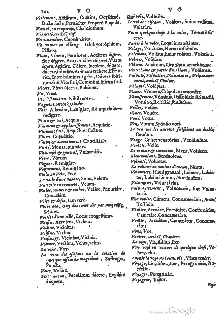 1558 - Guillaume Rouillé - Trésor des mots et traits français - BSB Munich