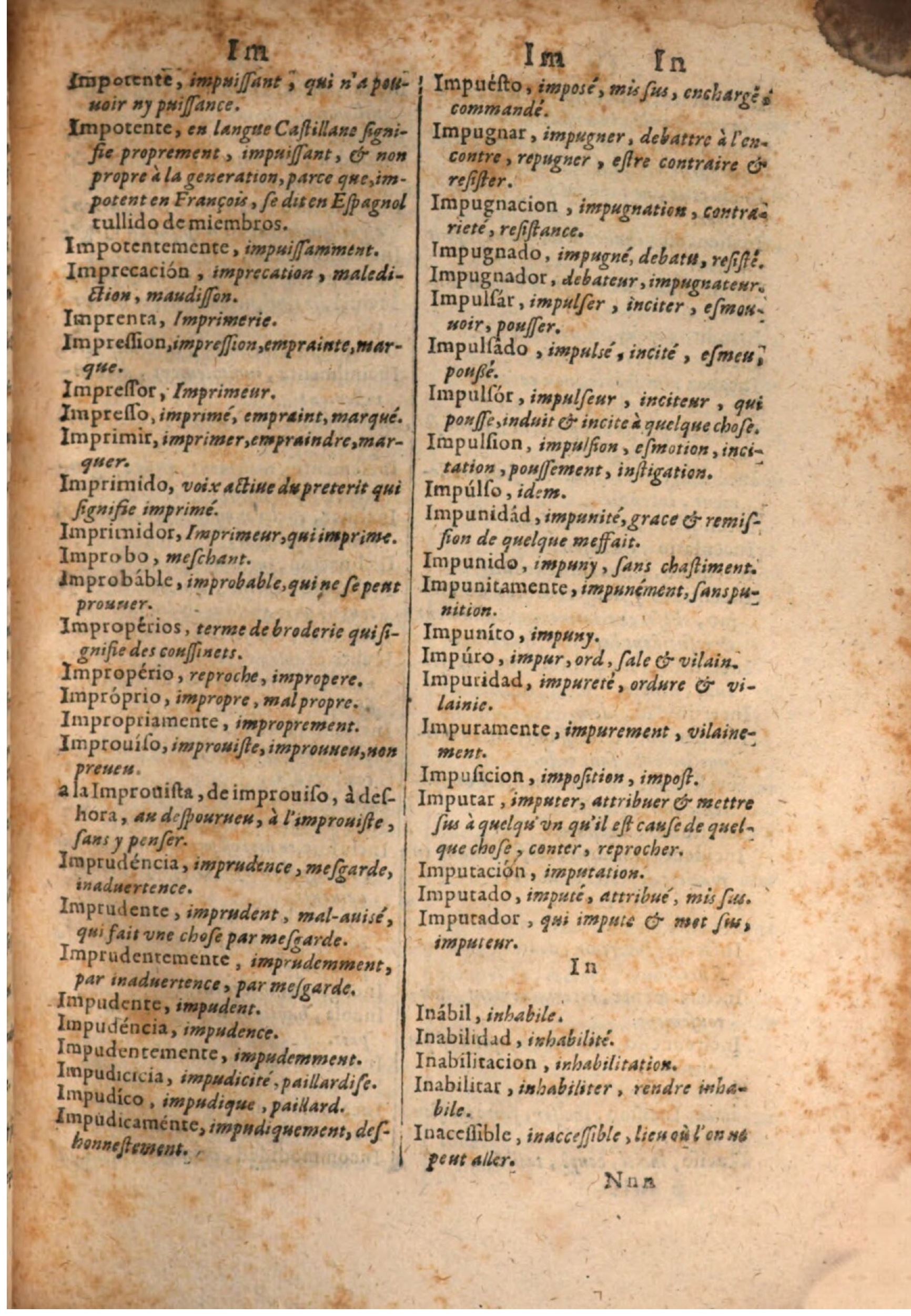 1645 - A. de Sommaville et A. Courbé - Trésor des deux langues espagnole et française - BSB Munich