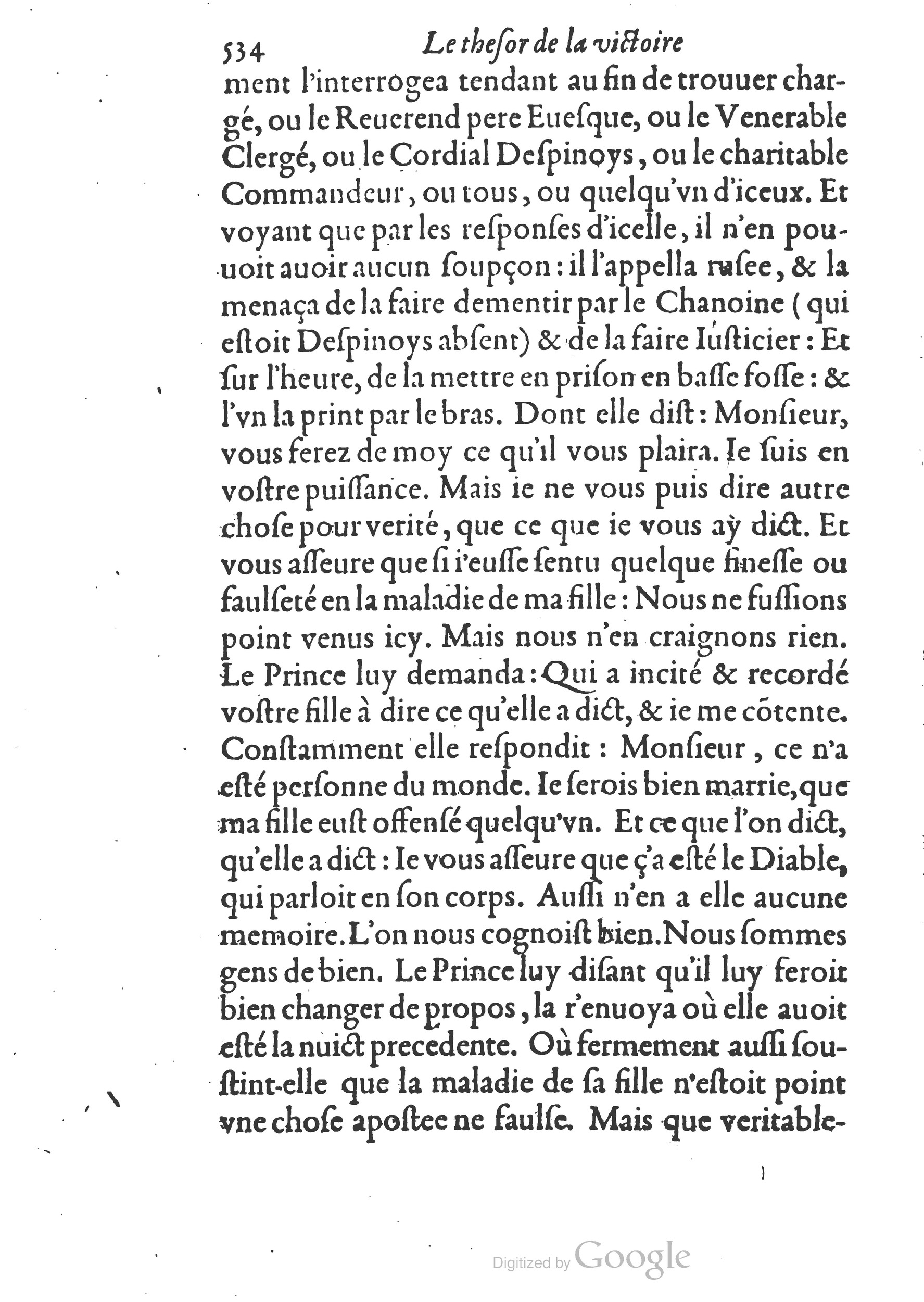 1578 - Nicolas Chesneau - Trésor et entière histoire de la triomphante victoire du corps de Dieu sur l’esprit malin - British Library