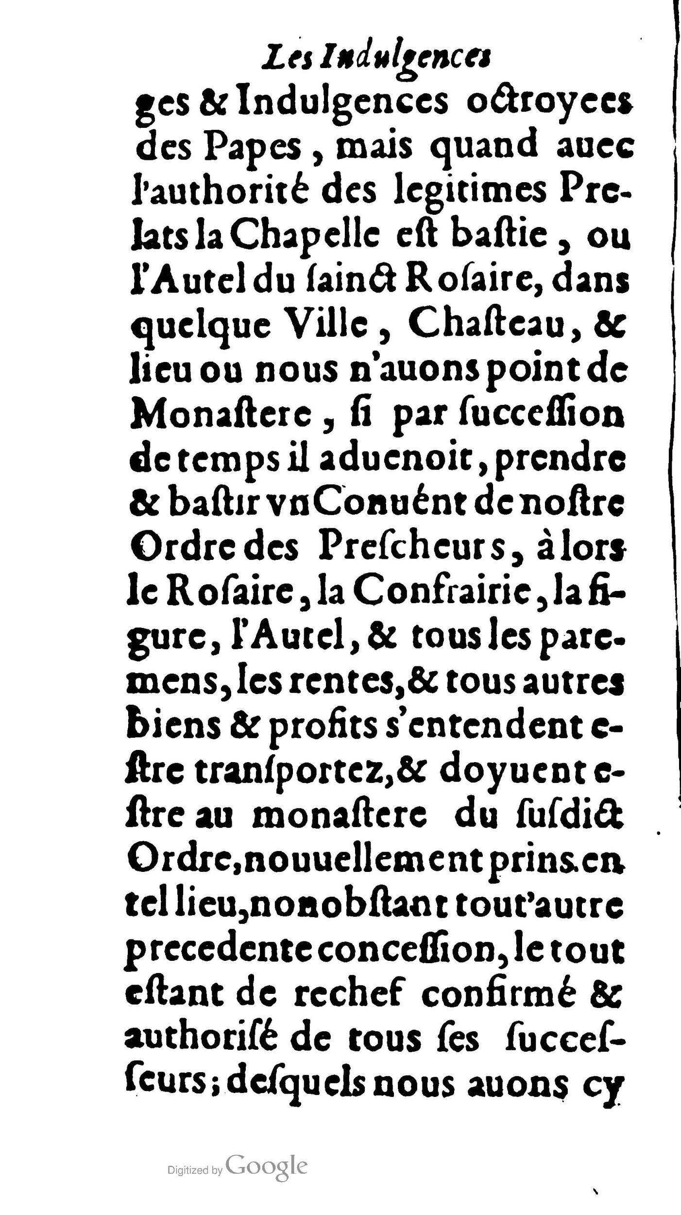 1604 - Jean Le Bouc - Trésor des indulgences du Saint Rosaire - BM Lyon