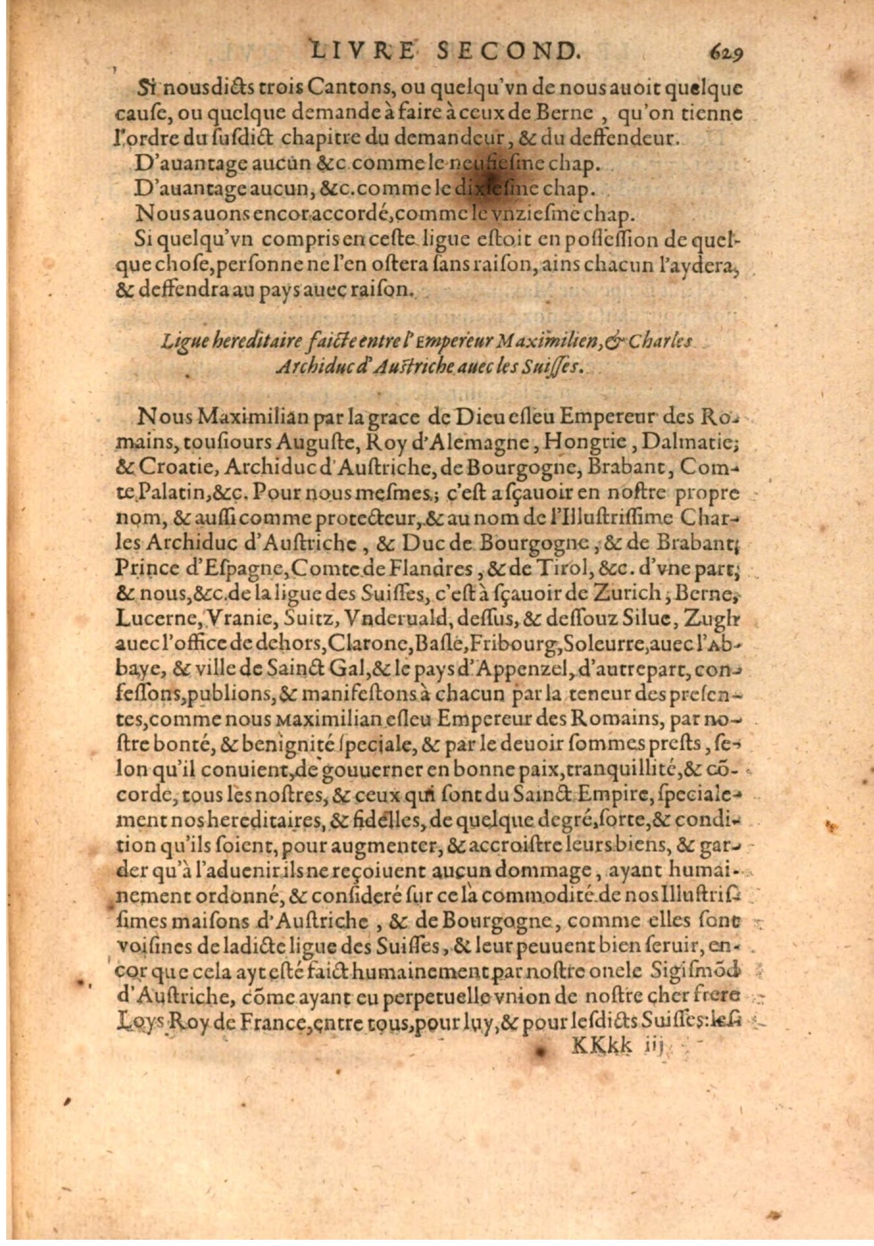 1608 - Nicolas Du Fossé - Trésor politique - BSB Munich
