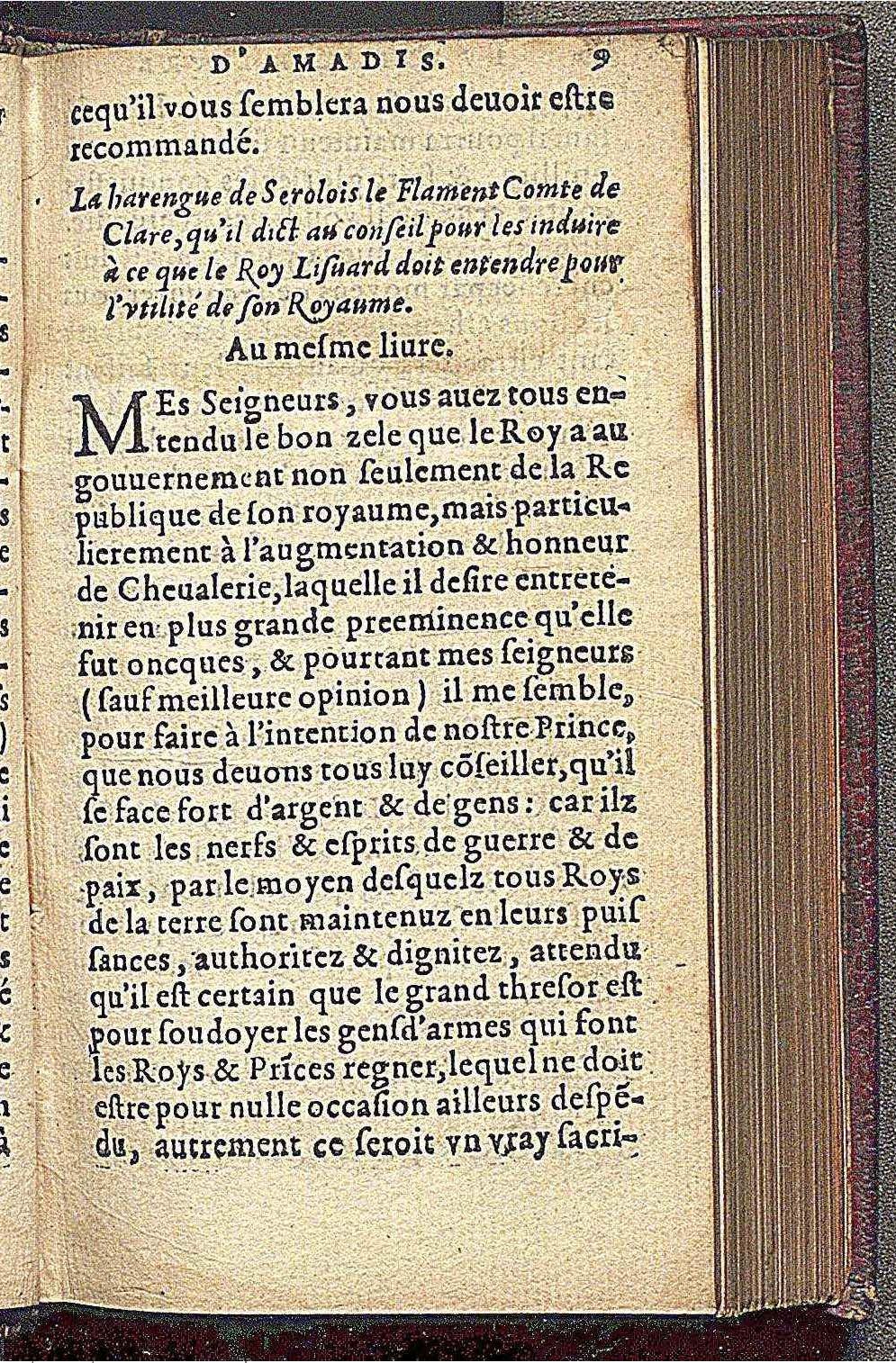 1573 - Olivier de Harsy - Trésor des Amadis - Edimbourg
