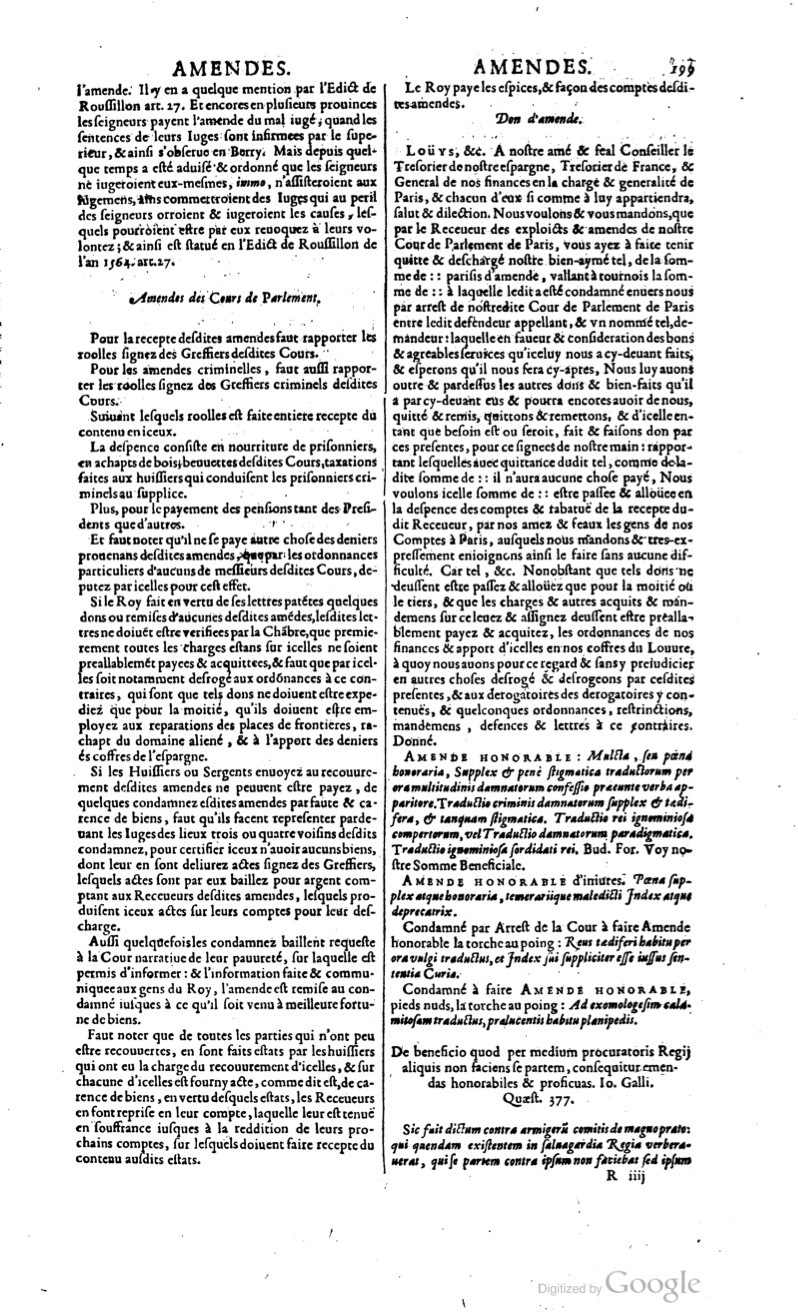 1629 - Veuve Nicolas Buon - Trésor du droit français (29620 T. 1) - BM Lyon