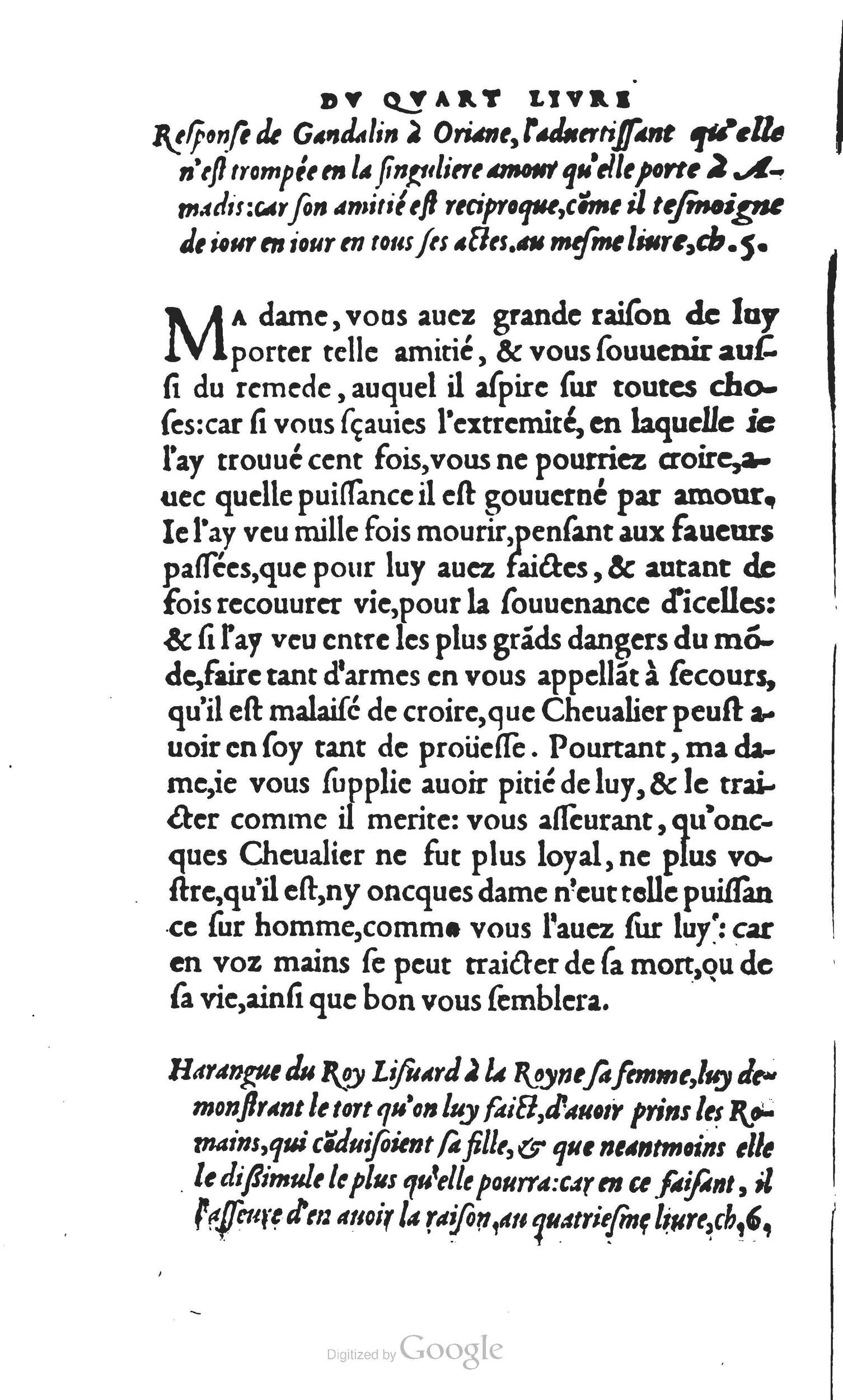 1560 - Vincent Sertenas et Gilles Robinot - Trésor des Amadis - British Library