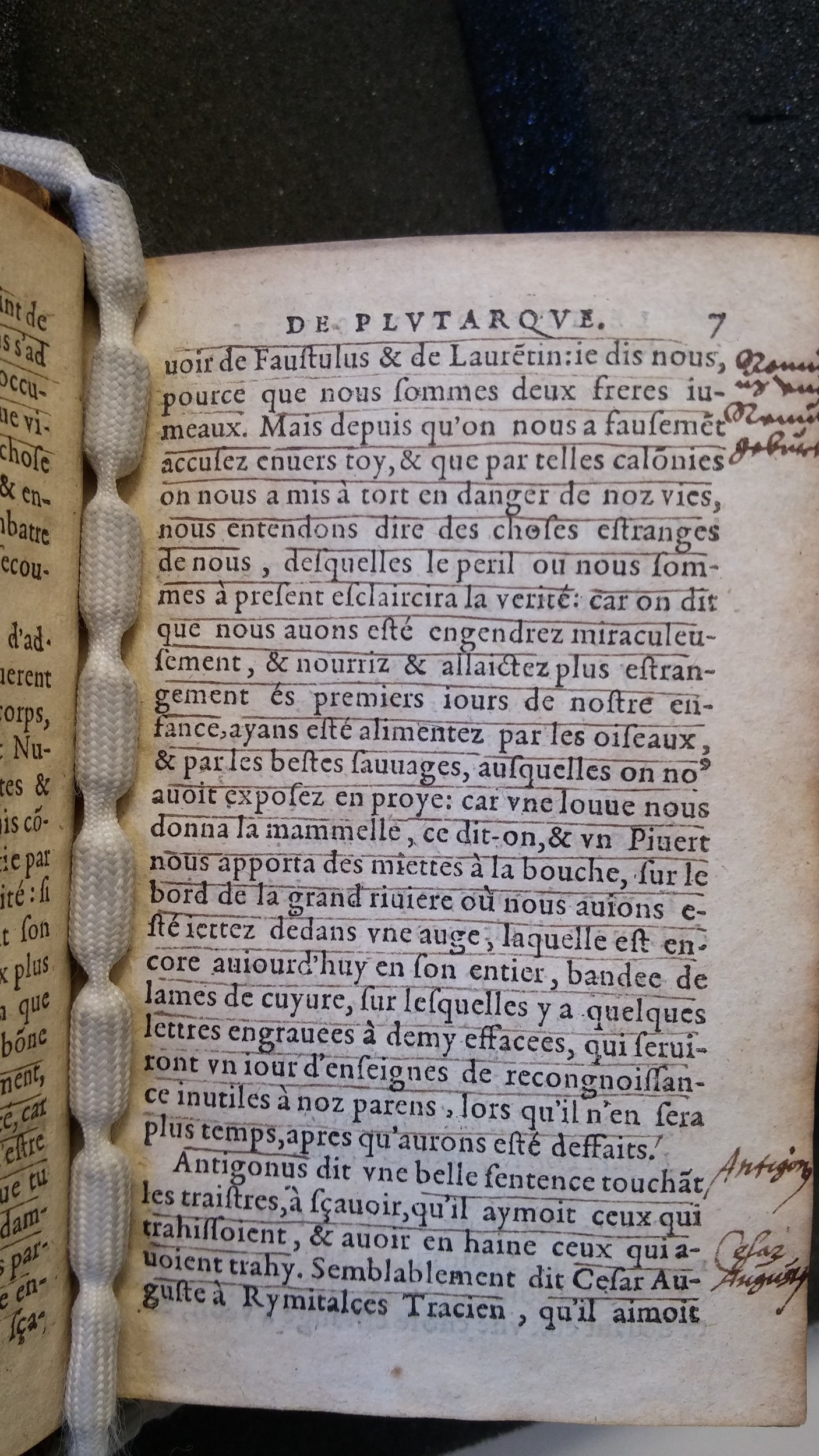 1577 - Claude Micard - Trésor des vies de Plutarque - Saint-Gallen