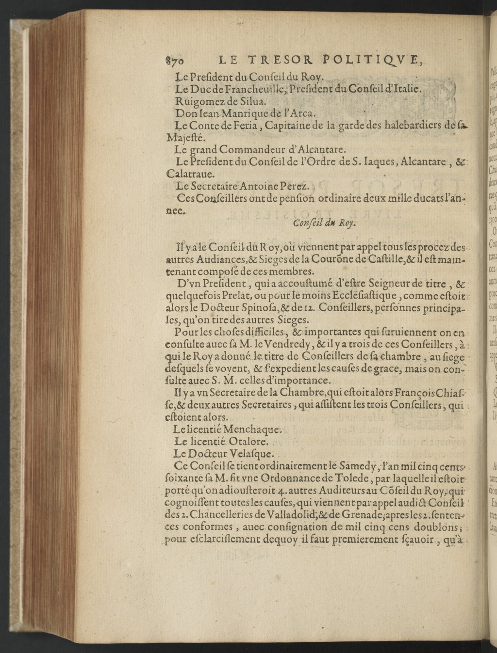 1608 - Nicolas Du Fossé - Trésor politique - BnF Tolbiac