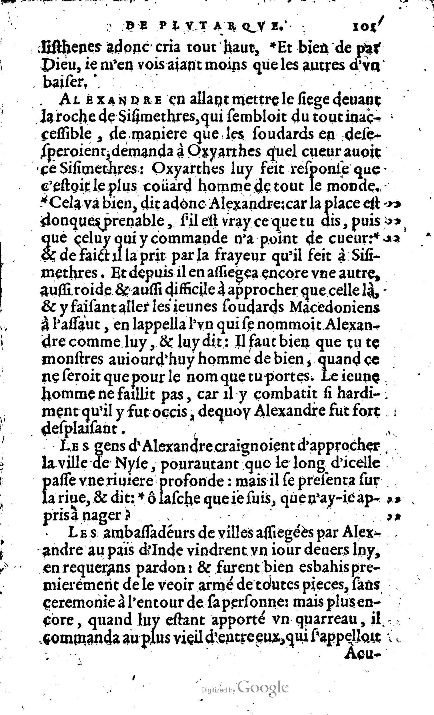 1568 - Willem Silvius - Trésor des vies de Plutarque - Anvers Plantin-Moretus