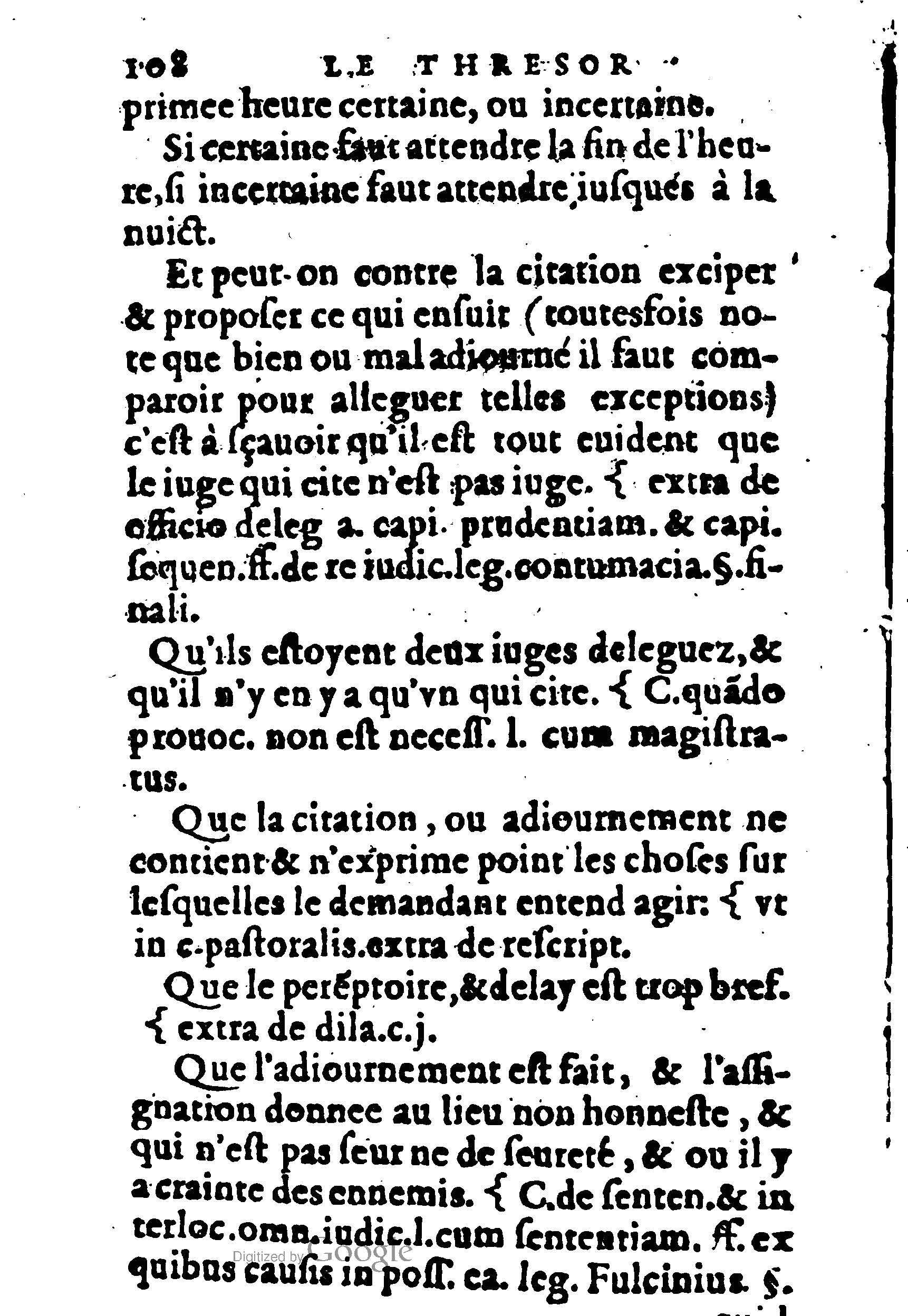 1605 - Pierre Rigaud - Trésor de pratique pour les juges - BM Lyon
