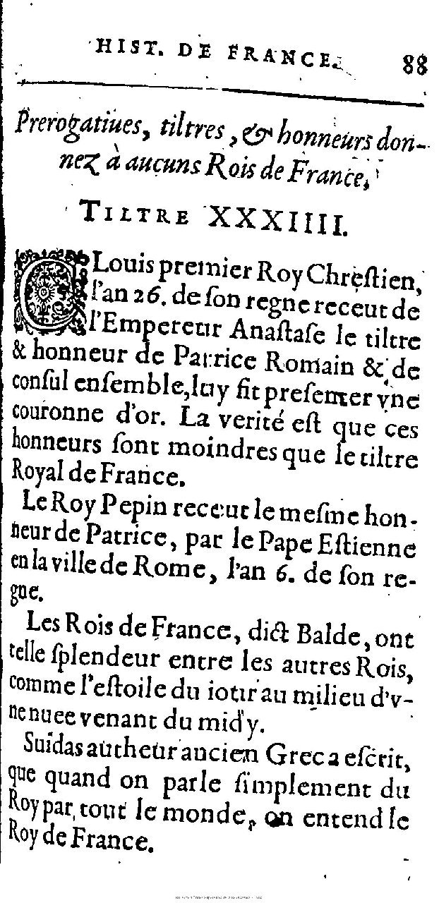 1603 - Galiot Corrozet - Trésor des histoires de France - Michigan