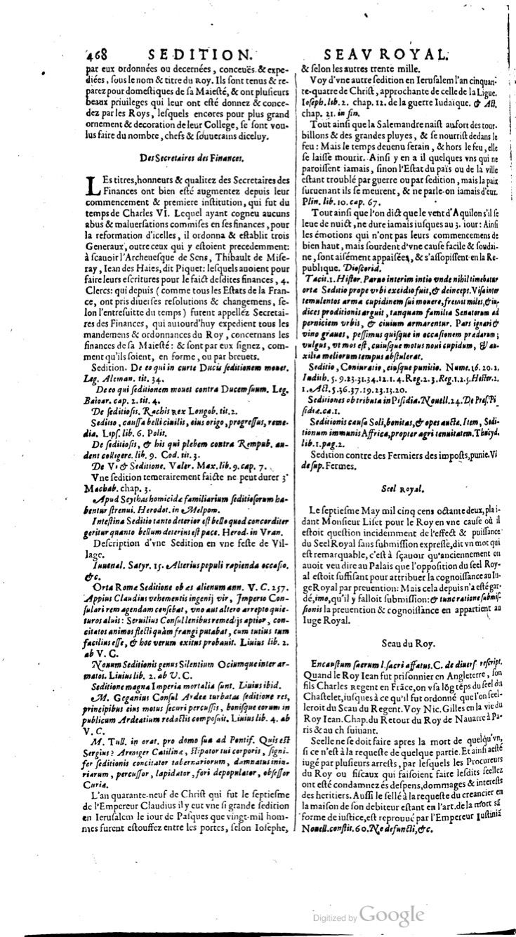 1629 - Veuve Nicolas Buon - Trésor du droit français (21754 T. 3) - BM Lyon