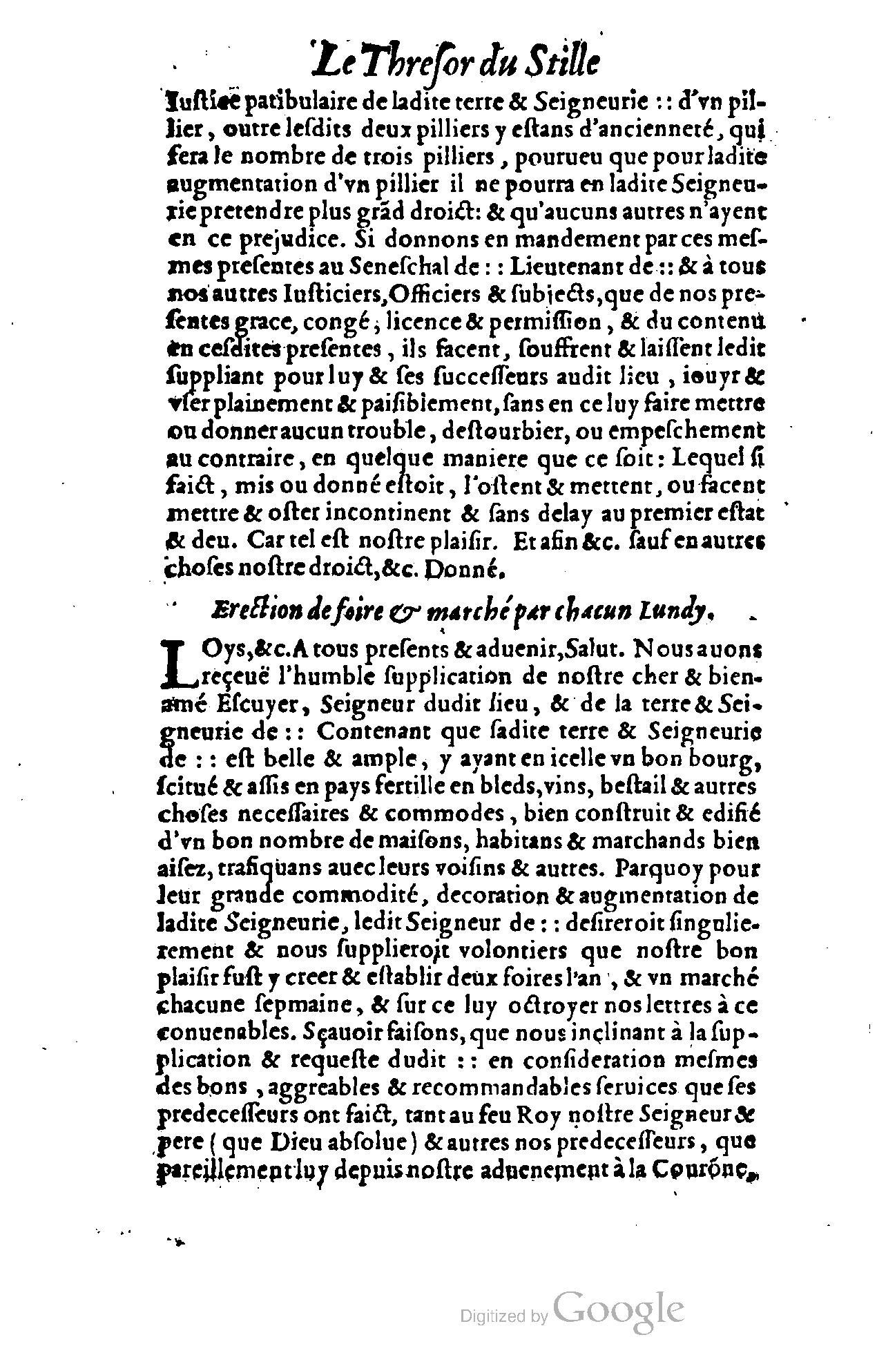 1614 - Jean Richer - Trésor du nouveau style et protocole de la chancellerie de France - BSB Munich