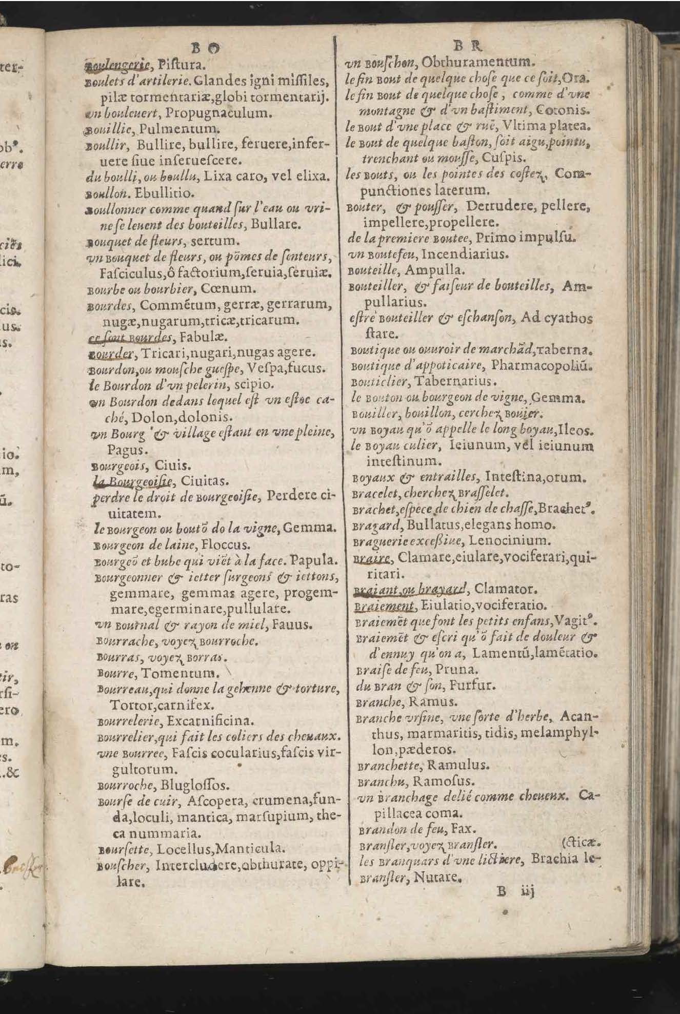 1597 - Richard Aubert - Trésor des mots et traits français - Den Haag 1597 - Richard Aubert - Trésor des mots et traits français - Den Haag
