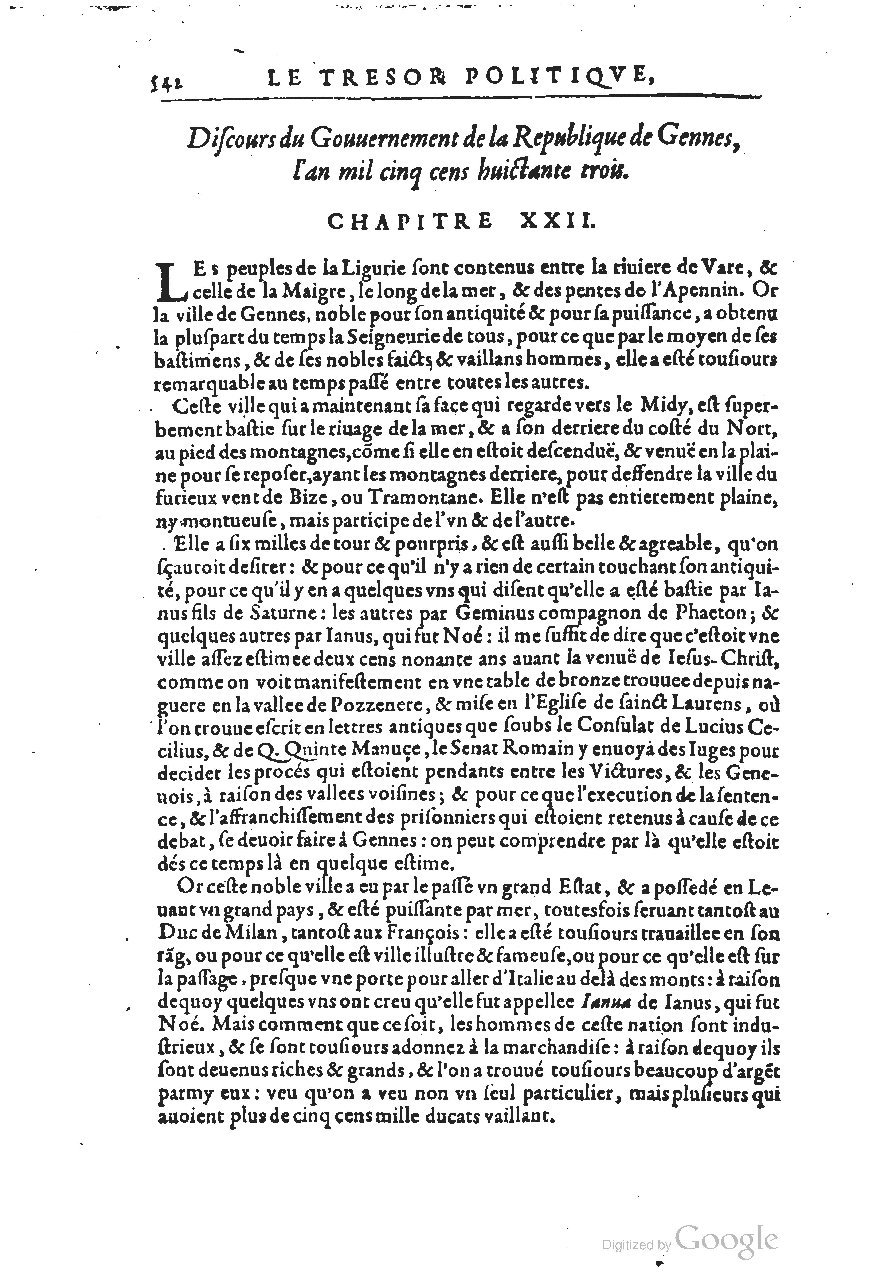 1611 - Pierre Chevalier - Trésor politique - UGent