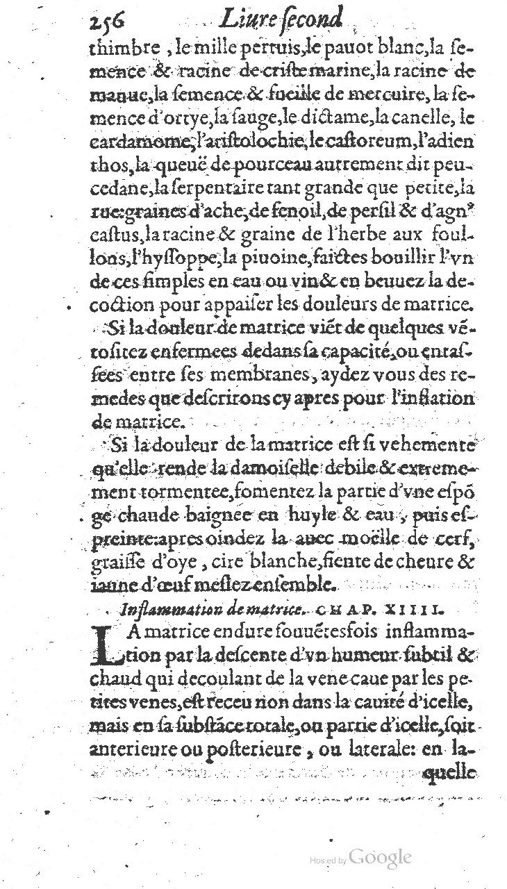 1585 - Jacques du Puis - Trésor des remèdes secrets pour les maladies des femmes - BnF