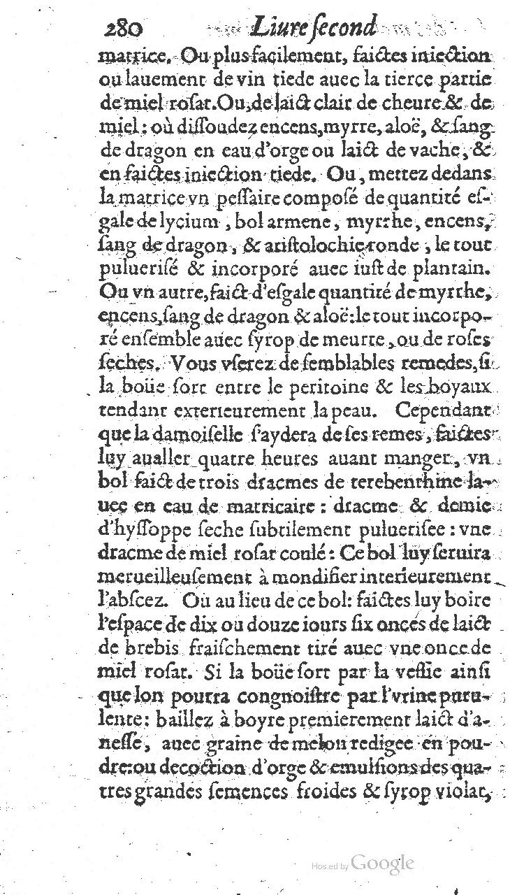 1585 - Jacques du Puis - Trésor des remèdes secrets pour les maladies des femmes - BnF