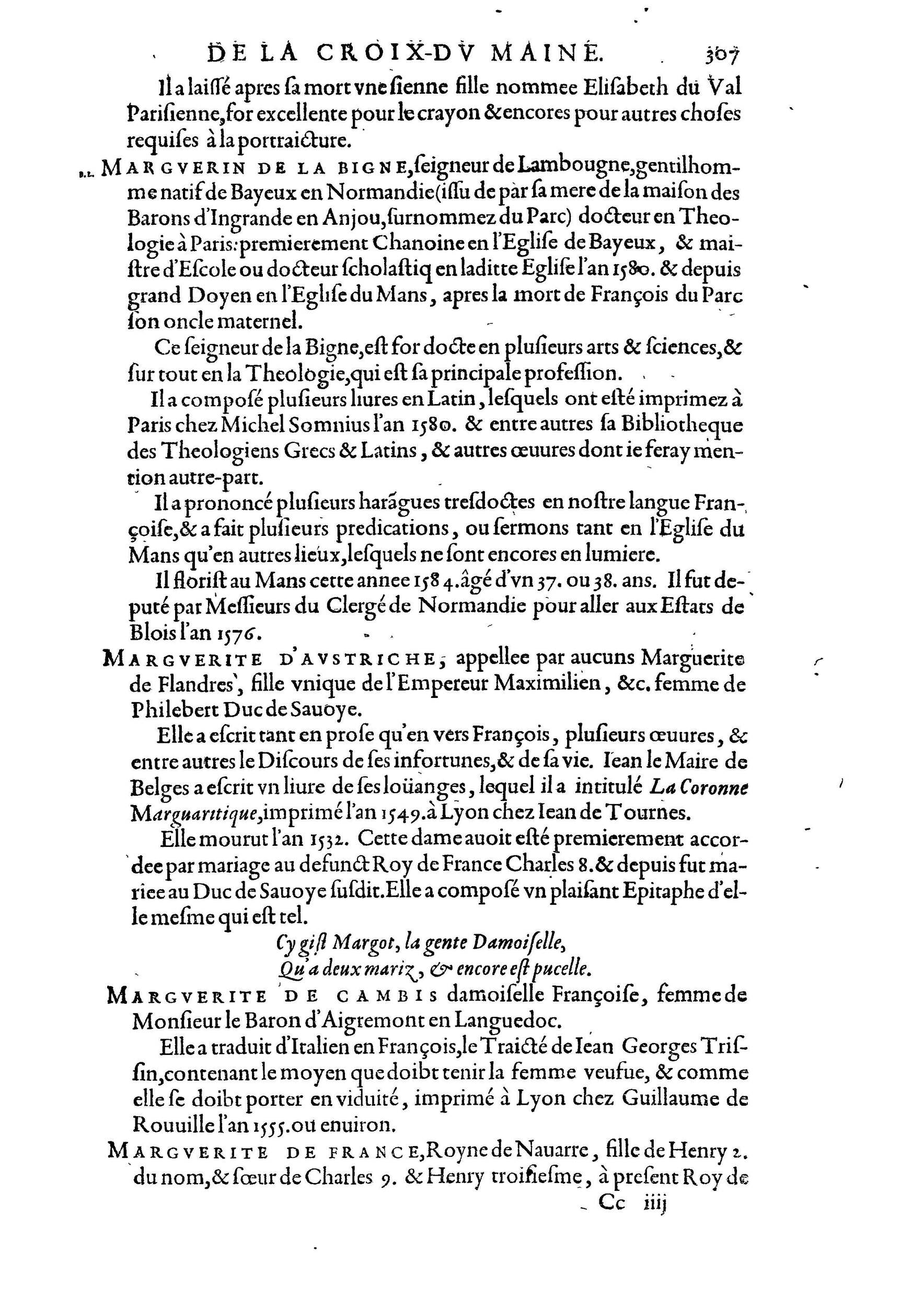 1584 - Abel L&#039;Angelier - Bibliothèques françaises - BnF