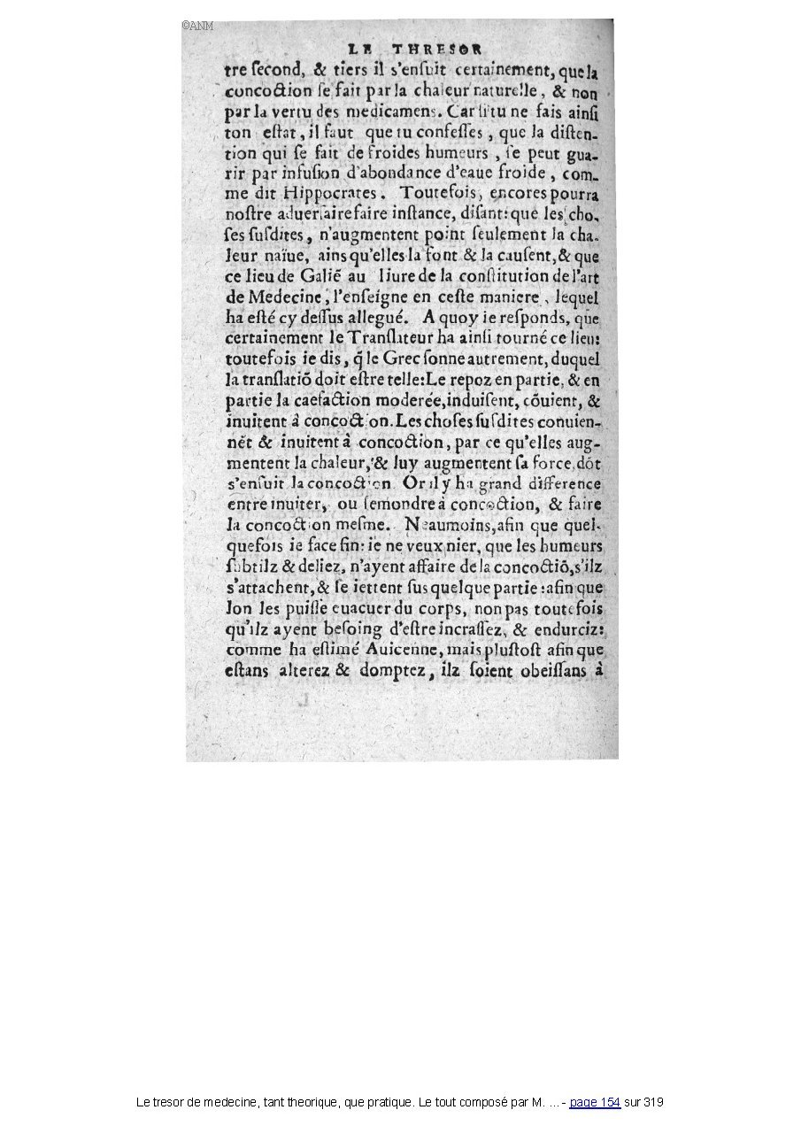 1560 - Pierre et Jan Moine - Trésor de médecine - Université Paris Cité