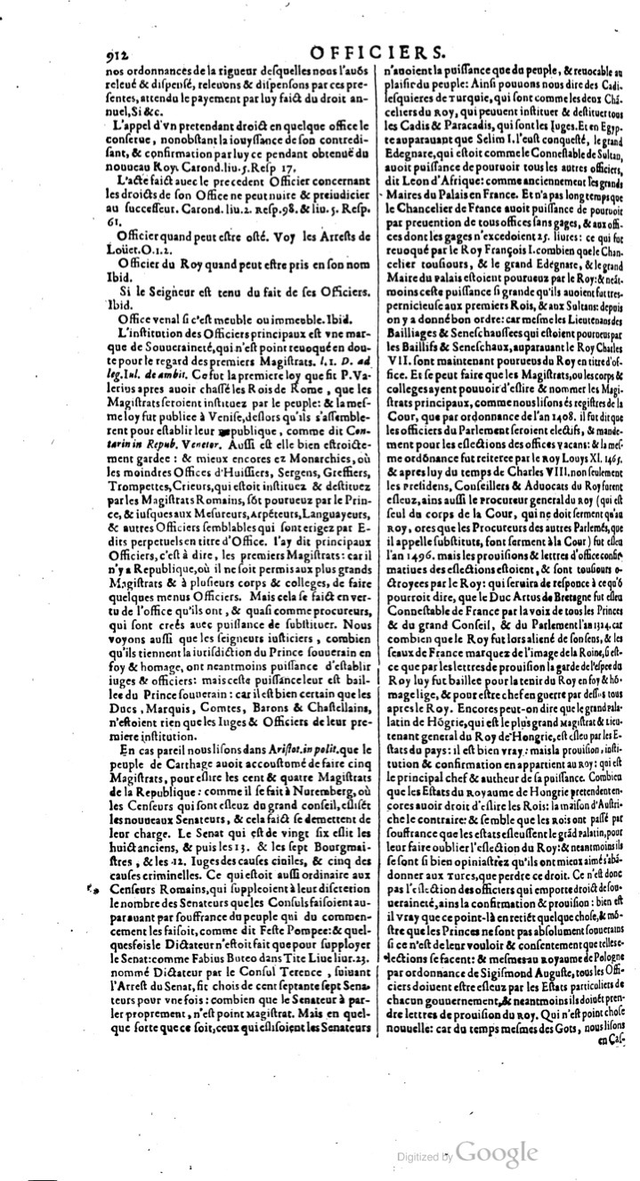 1629 - Veuve Nicolas Buon - Trésor du droit français (29620 T. 2) - BM Lyon