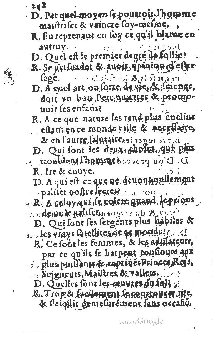1581 - Nicolas Bonfons  - Trésor des sentences dorées - Princeton