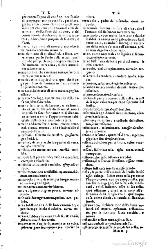 1617 - Samuel Crespin - Trésor des trois langues espagnole, française et italienne (3 parties) - Ohio