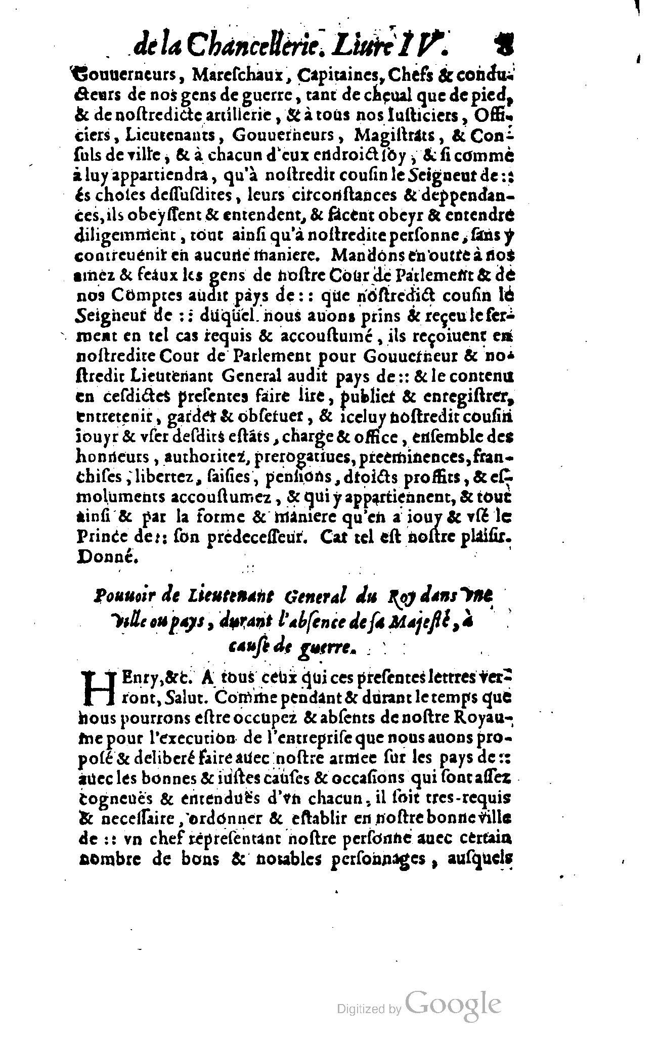 1614 - Jean Richer - Trésor du nouveau style et protocole de la chancellerie de France - BSB Munich
