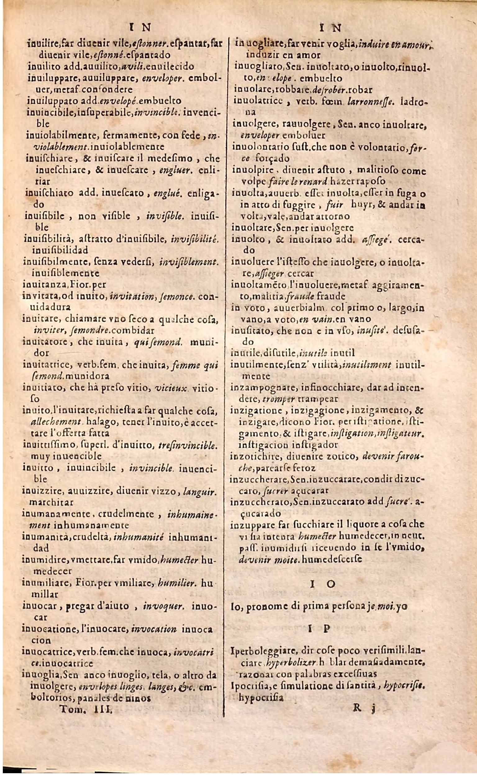 1627 - Jacques Crespin - Trésor des trois langues (Troisième partie) - Regensburg