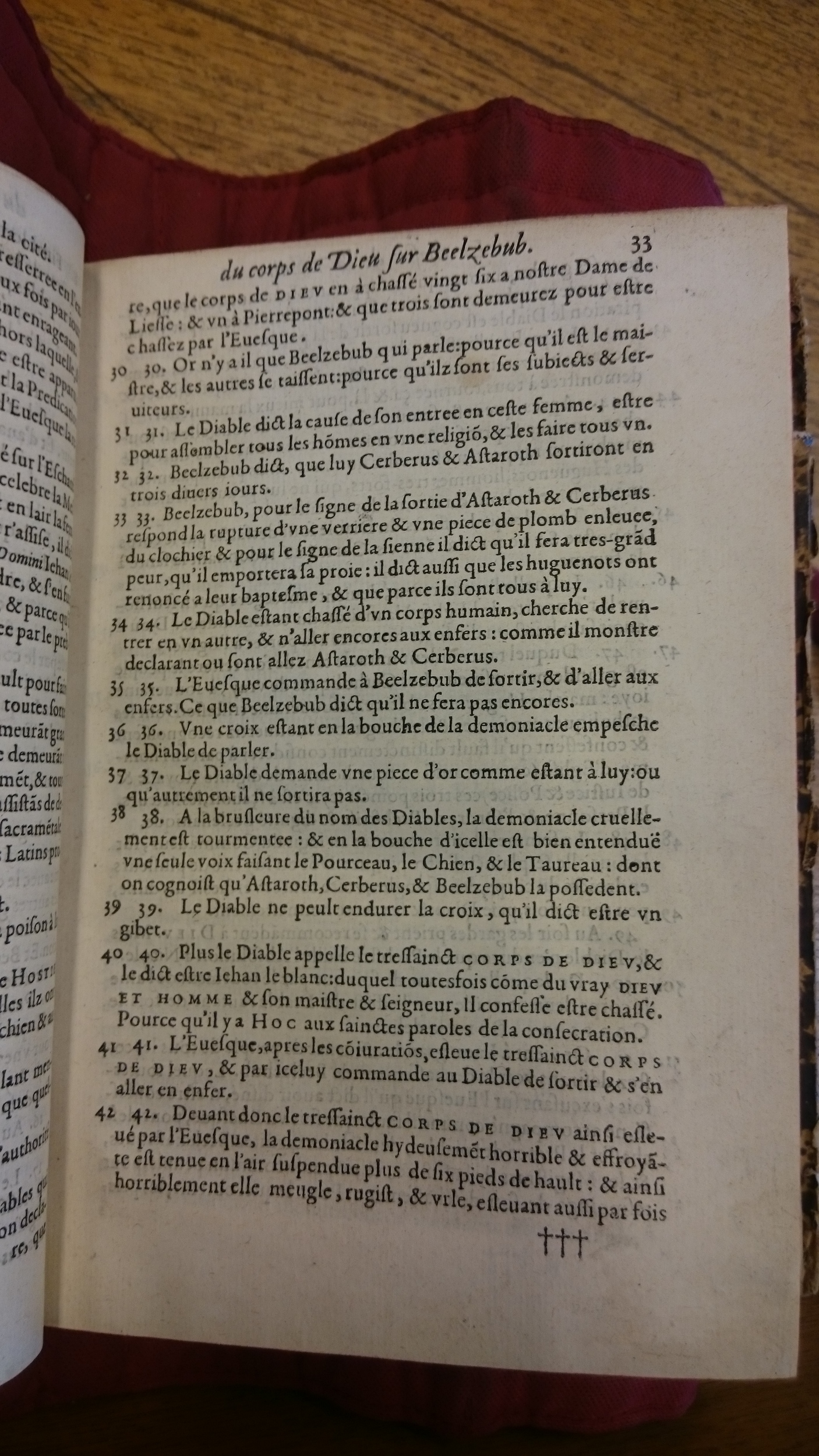1578 - Nicolas Chesneau - Trésor et entière histoire de la triomphante victoire du corps de Dieu sur l’esprit malin - BM Lyon