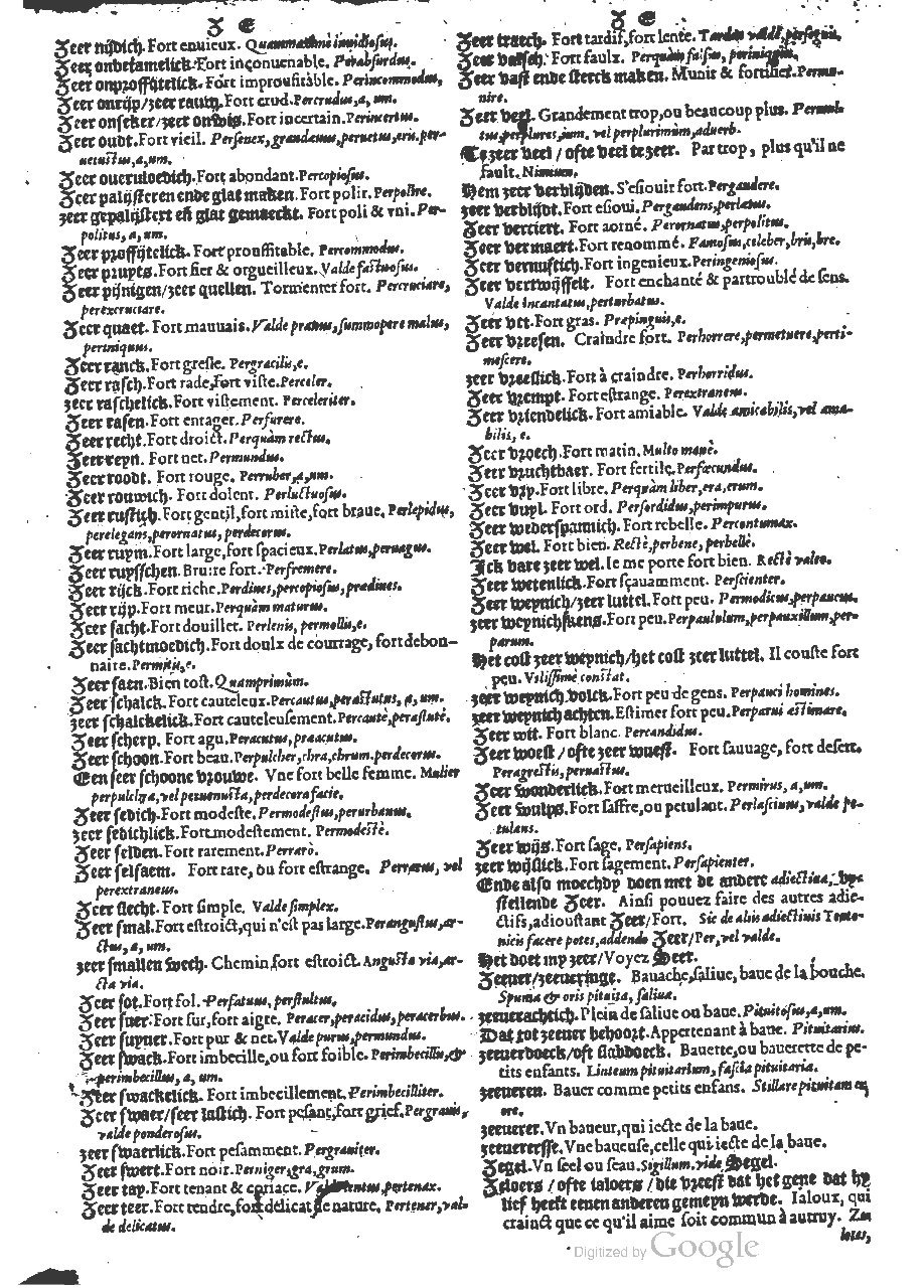 1573 - Christophe Plantin - Trésor du langage bas-allemand - BM Lyon 1573 - Christophe Plantin - Trésor du langage bas-allemand - BM Lyon