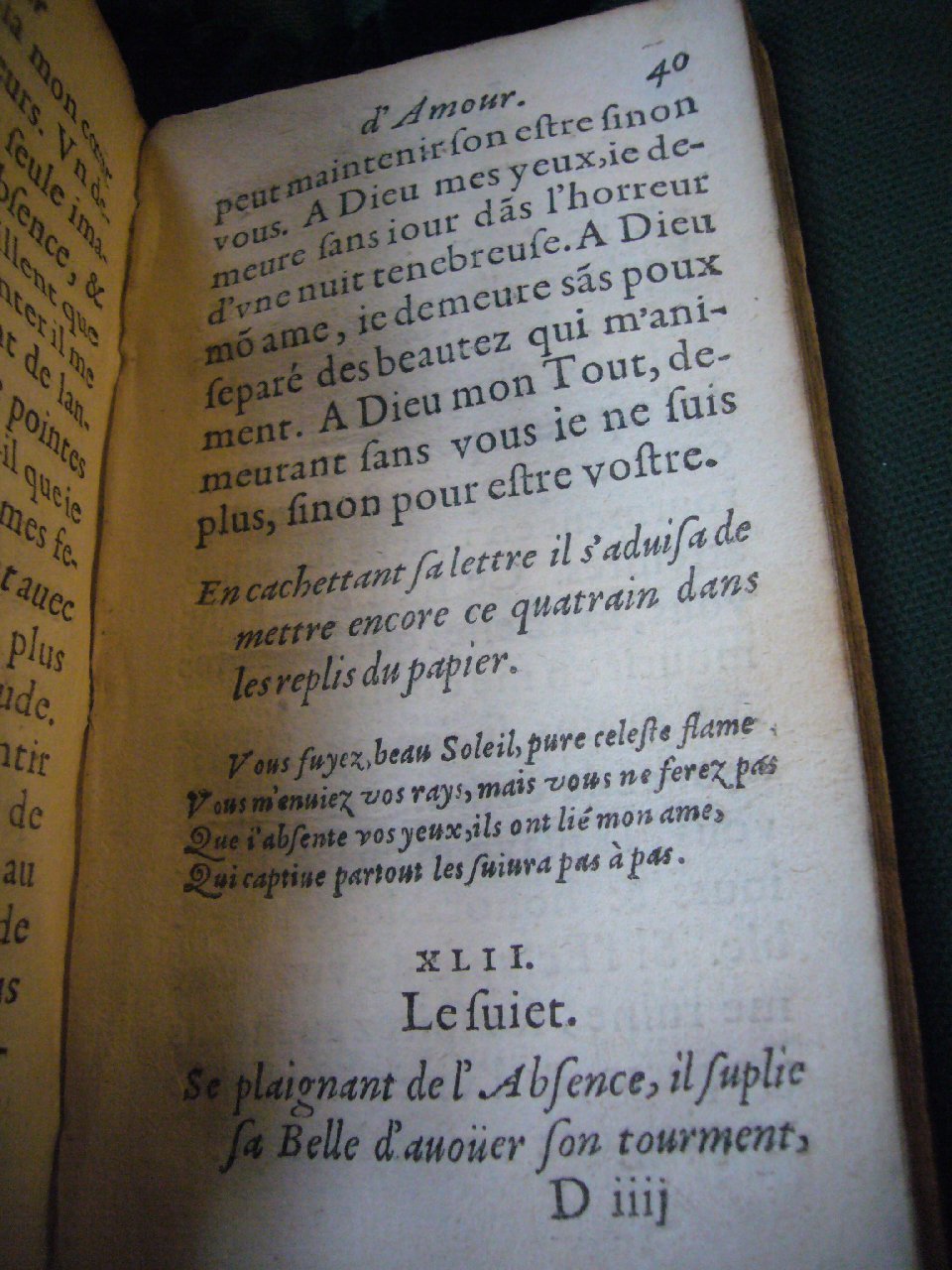 1597 - Matthieu Guillemot - Trésor d’amour - BnF Arsenal