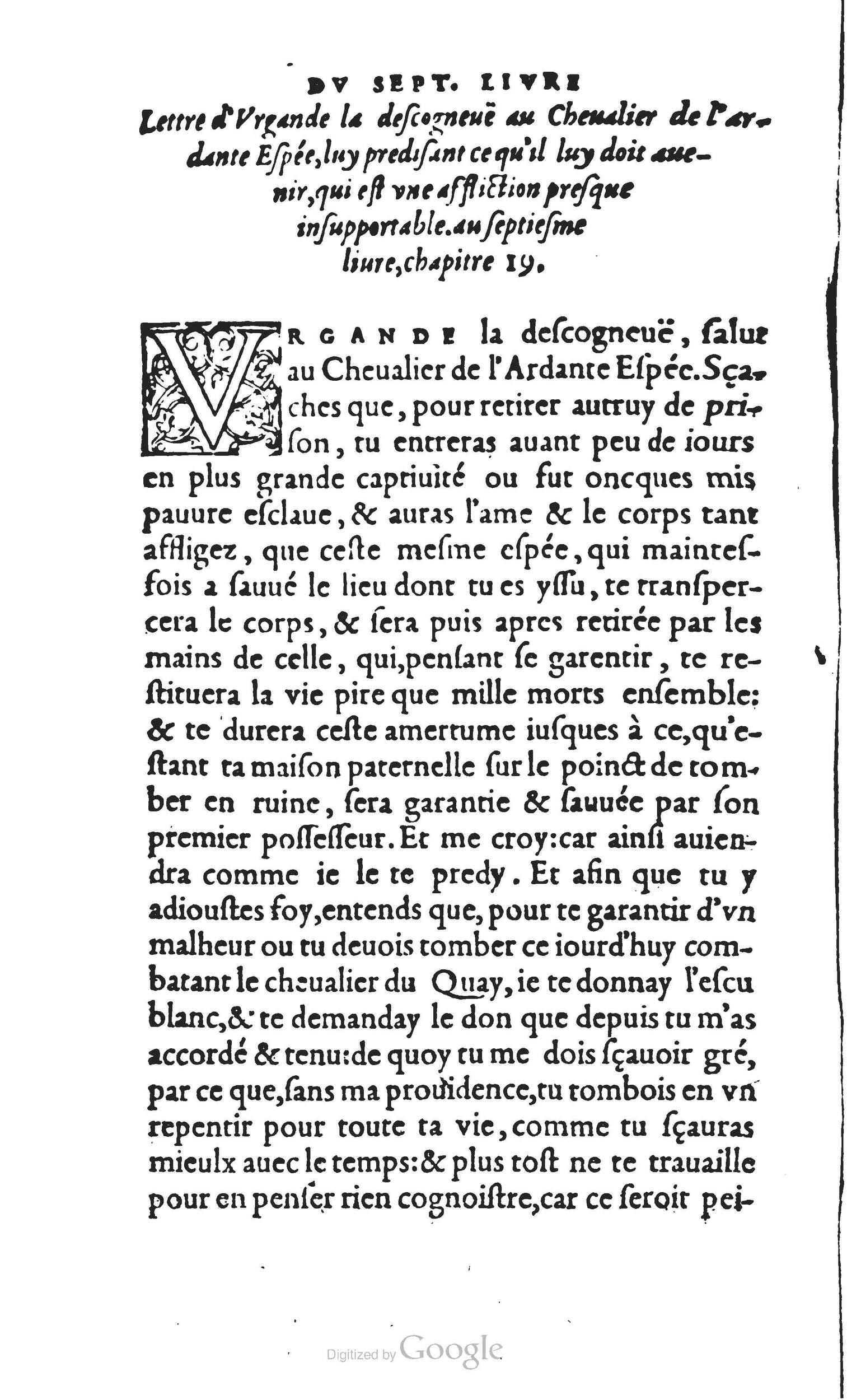 1560 - Vincent Sertenas et Gilles Robinot - Trésor des Amadis - British Library