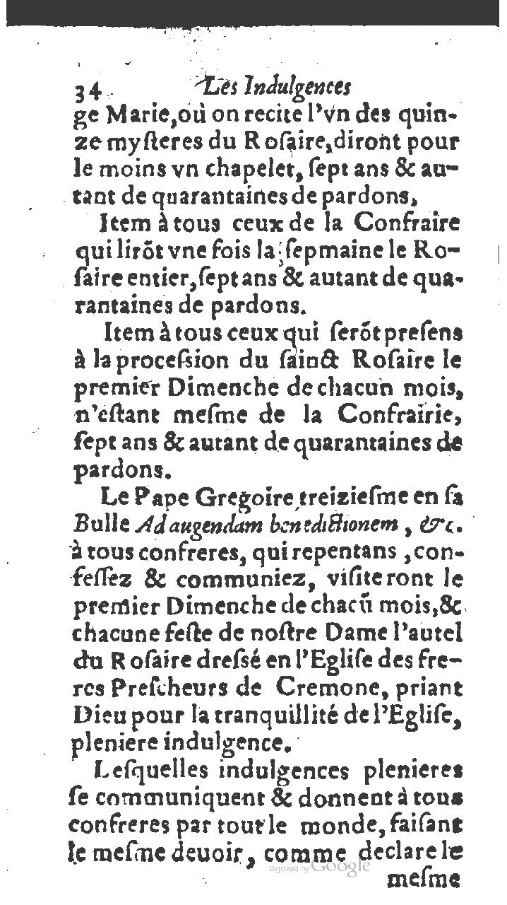 1615 - Jean Bogart - Trésor des indulgences du saint Rosaire - UGent 1615 - Jean Bogart - Trésor des indulgences du saint Rosaire - UGent