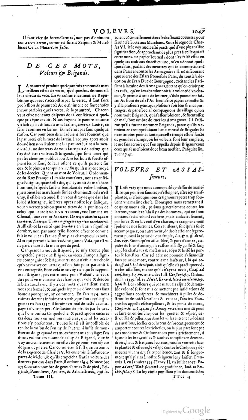 1629 - Veuve Nicolas Buon - Trésor du droit français (21754 T. 3) - BM Lyon