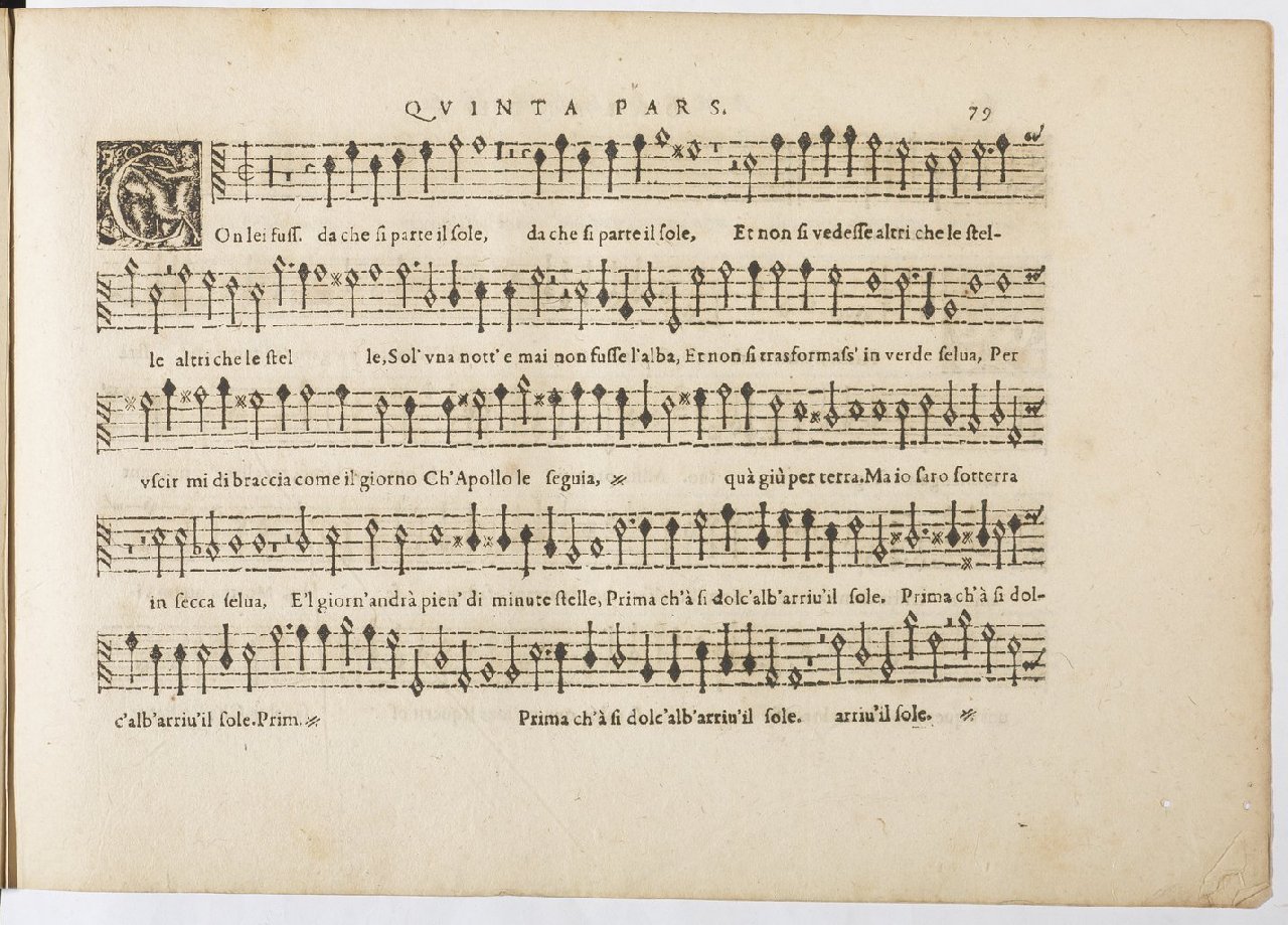 1594 - Paul Marceau - Trésor de musique d&#039;Orlande de Lassus, Superius, Bassus, Tenor, Quinta pars - BnF