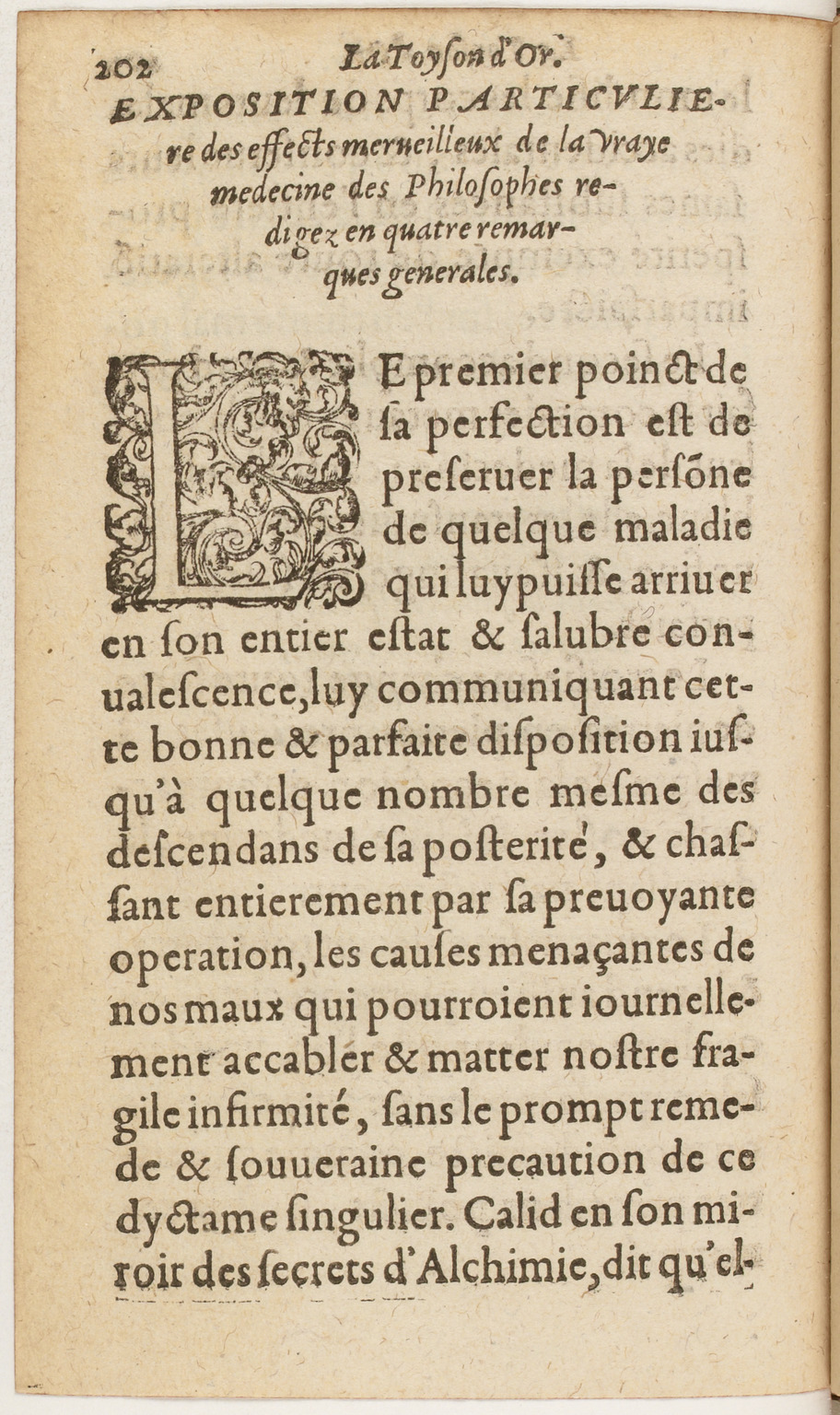 1612 - Charles Sevestre - Toison d’or ou la fleur des Trésors - BnF