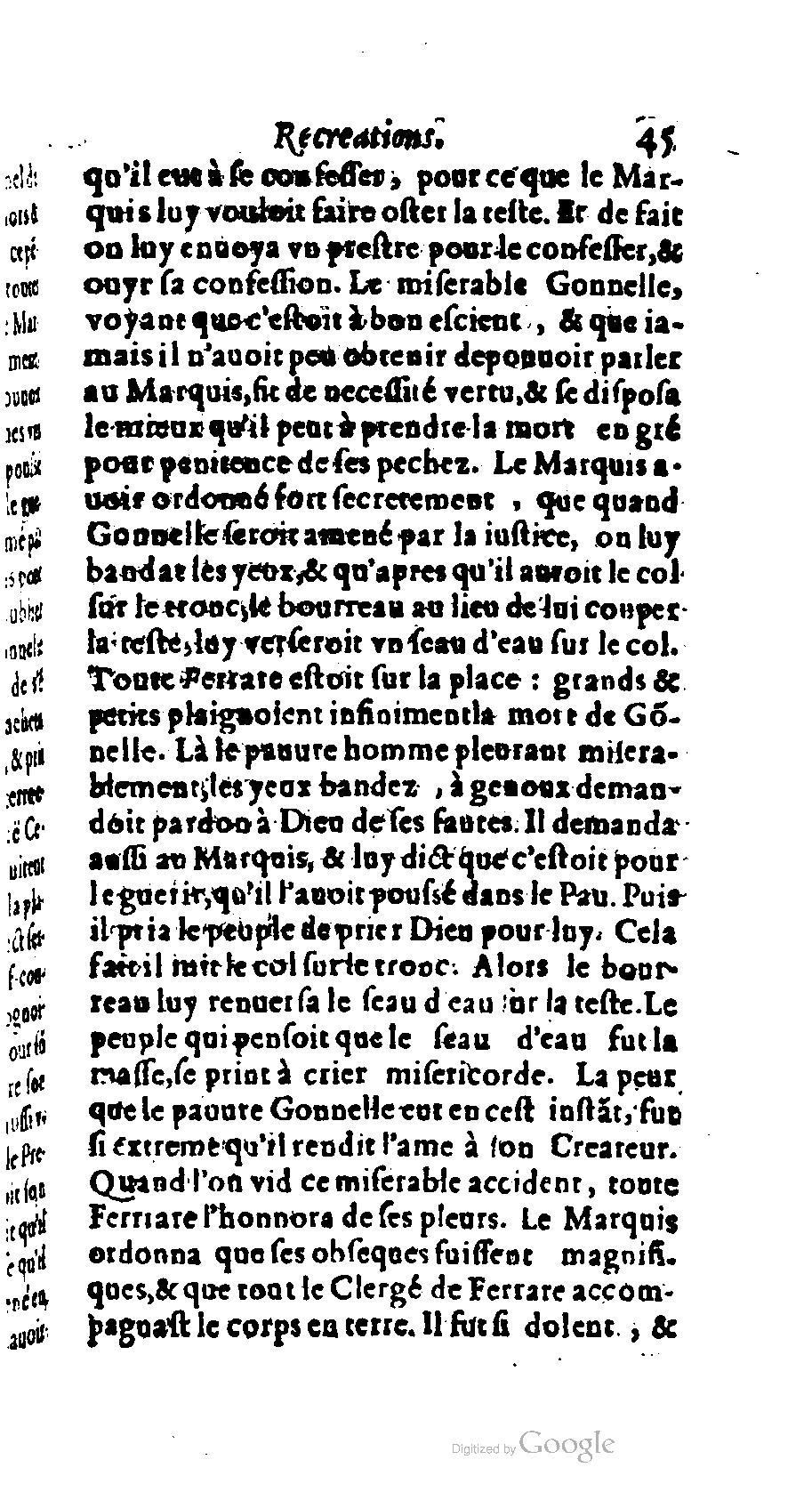 1611 - Romain de Beauvais - Trésor des récréations - BM Lyon